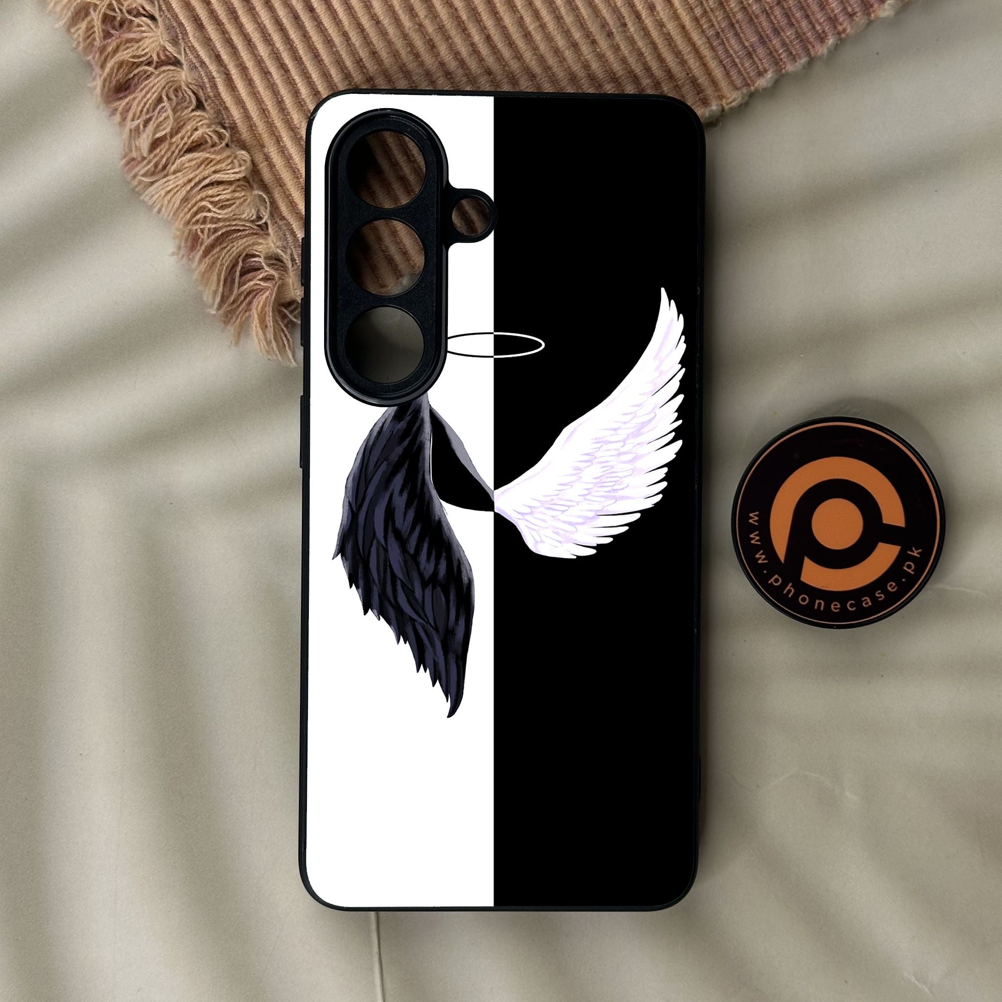 Galaxy S26 - Angel 2.0 Design 5 - Premium Metal Printed Soft Bumper Shock Proof Case