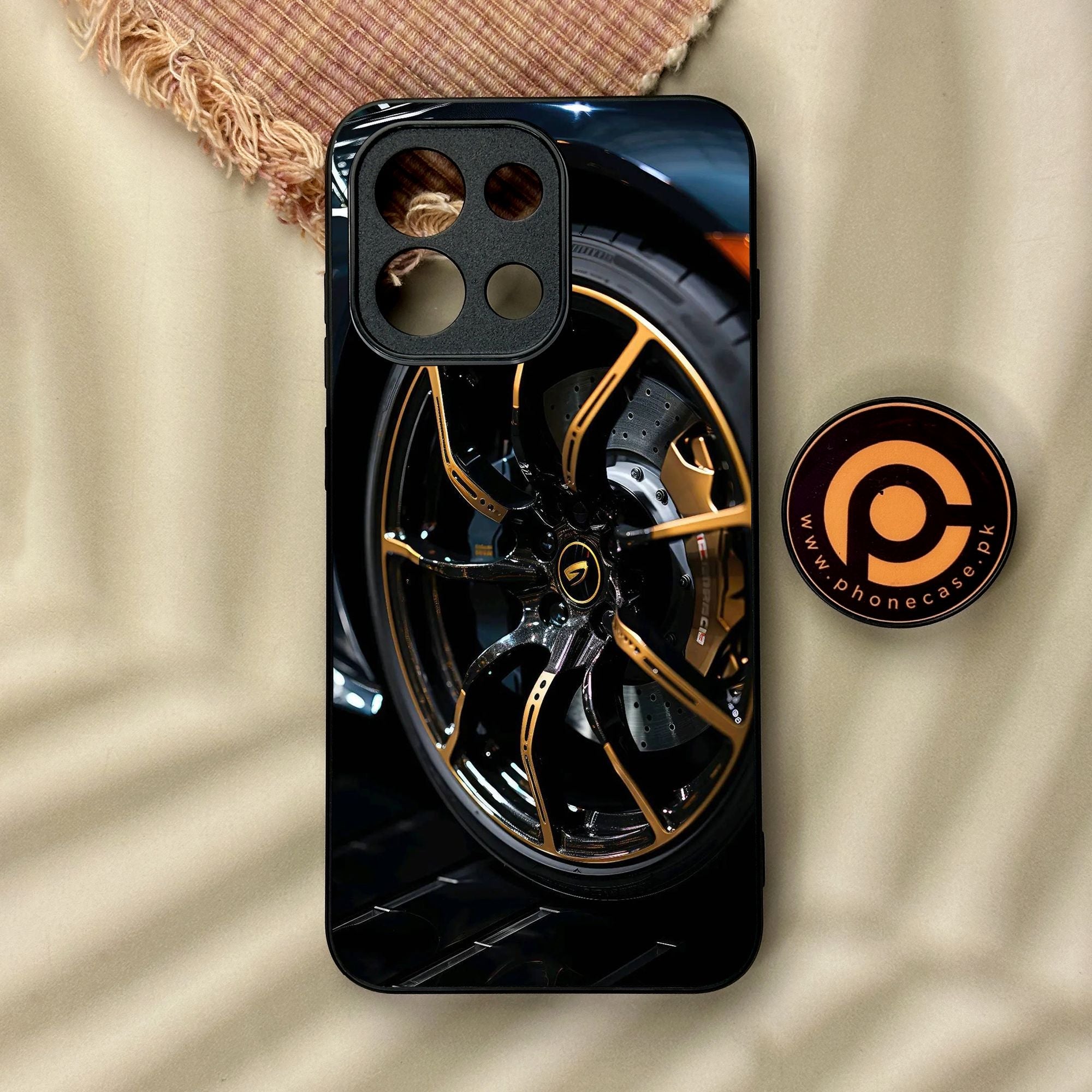 OnePlus 13T - Racing Car Red Blade Rim - Premium Metal Printed Soft Bumper Shock Proof Case