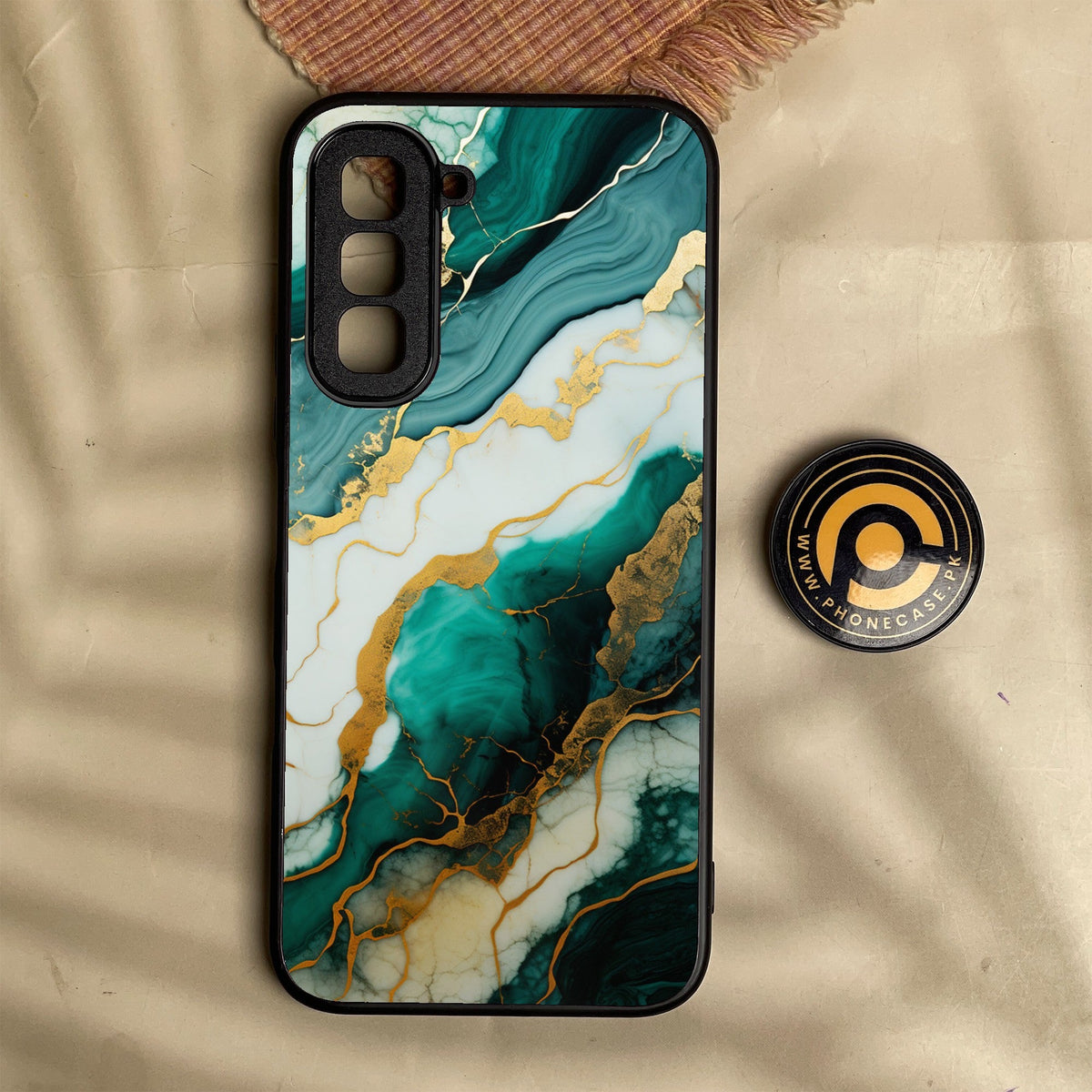 Infinix Hot 70 - Liquid 2.0 Design 3 - Premium Metal Printed Soft Bumper Shock Proof Case