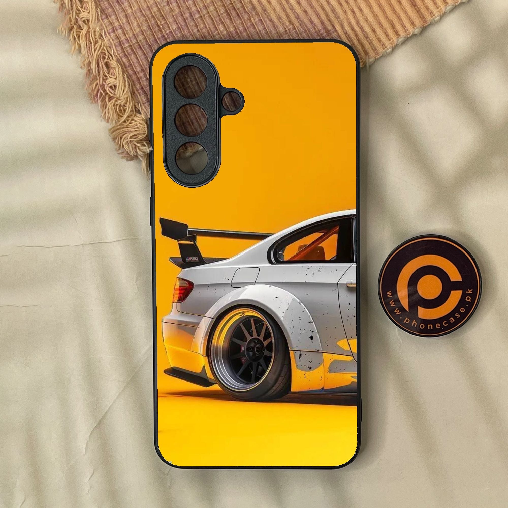 Samsung Galaxy A37 - M3 Gt2 Racing Car - Premium Metal Printed Soft Bumper Shock Proof Case