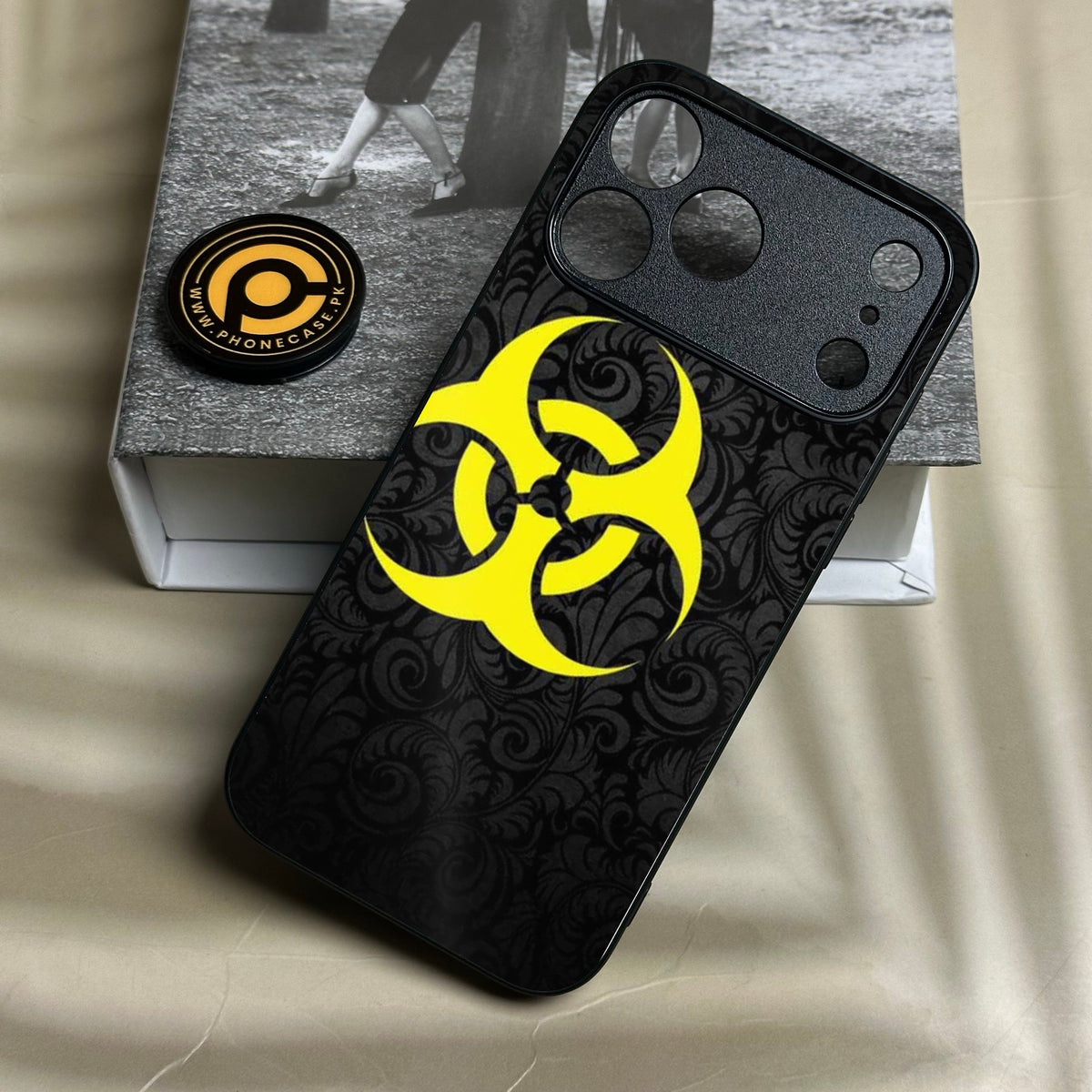 Iphone 18 Pro Max - Biohazard Design 10 - Premium Metal Printed Soft Bumper Shock Proof Case