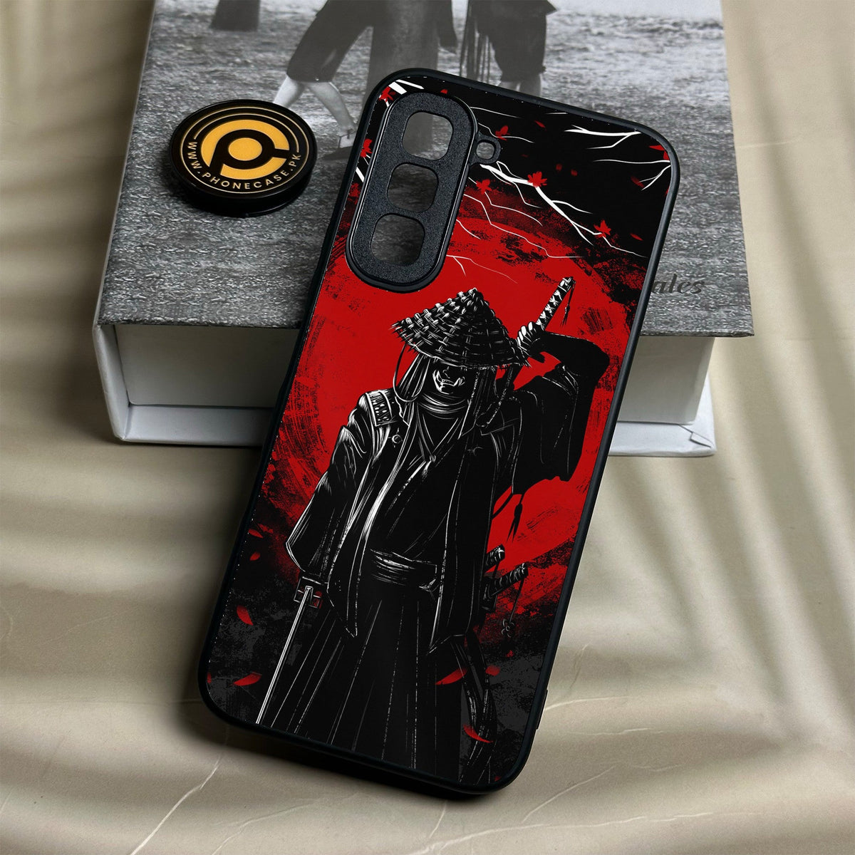 Infinix Hot 70 - Ninja Design 6 - Premium Metal Printed Soft Bumper Shock Proof Case
