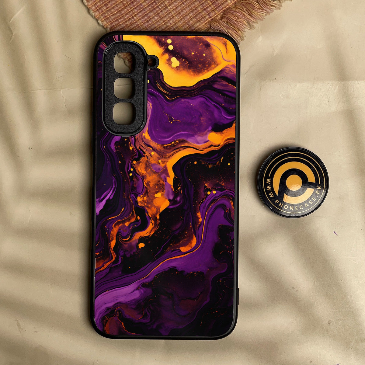 Infinix Hot 70 - Liquid 2.0 Design 7 - Premium Metal Printed Soft Bumper Shock Proof Case