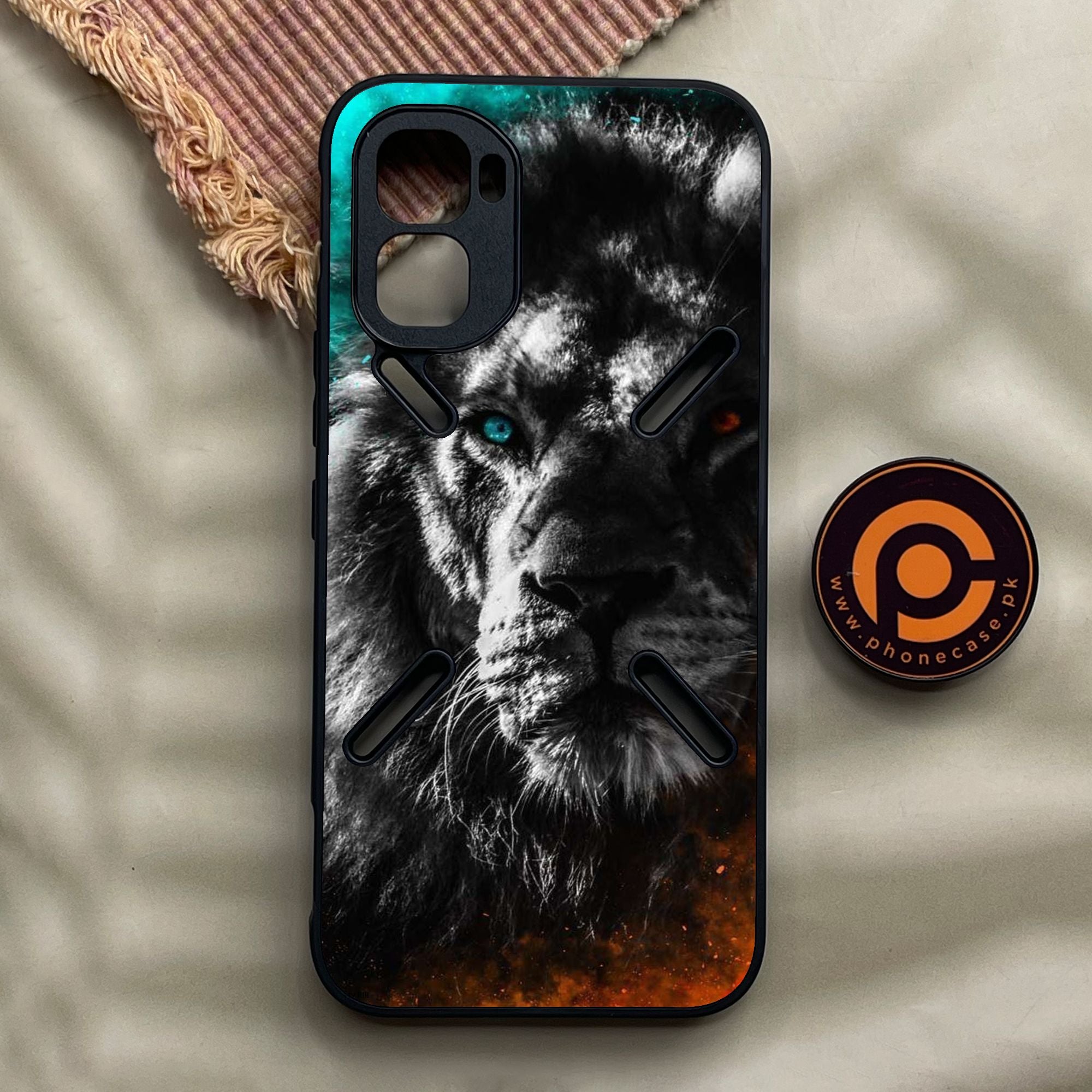 Infinix GT 50 Pro - Tiger Design 3 - Premium Metal Printed Soft Bumper Shock Proof Case