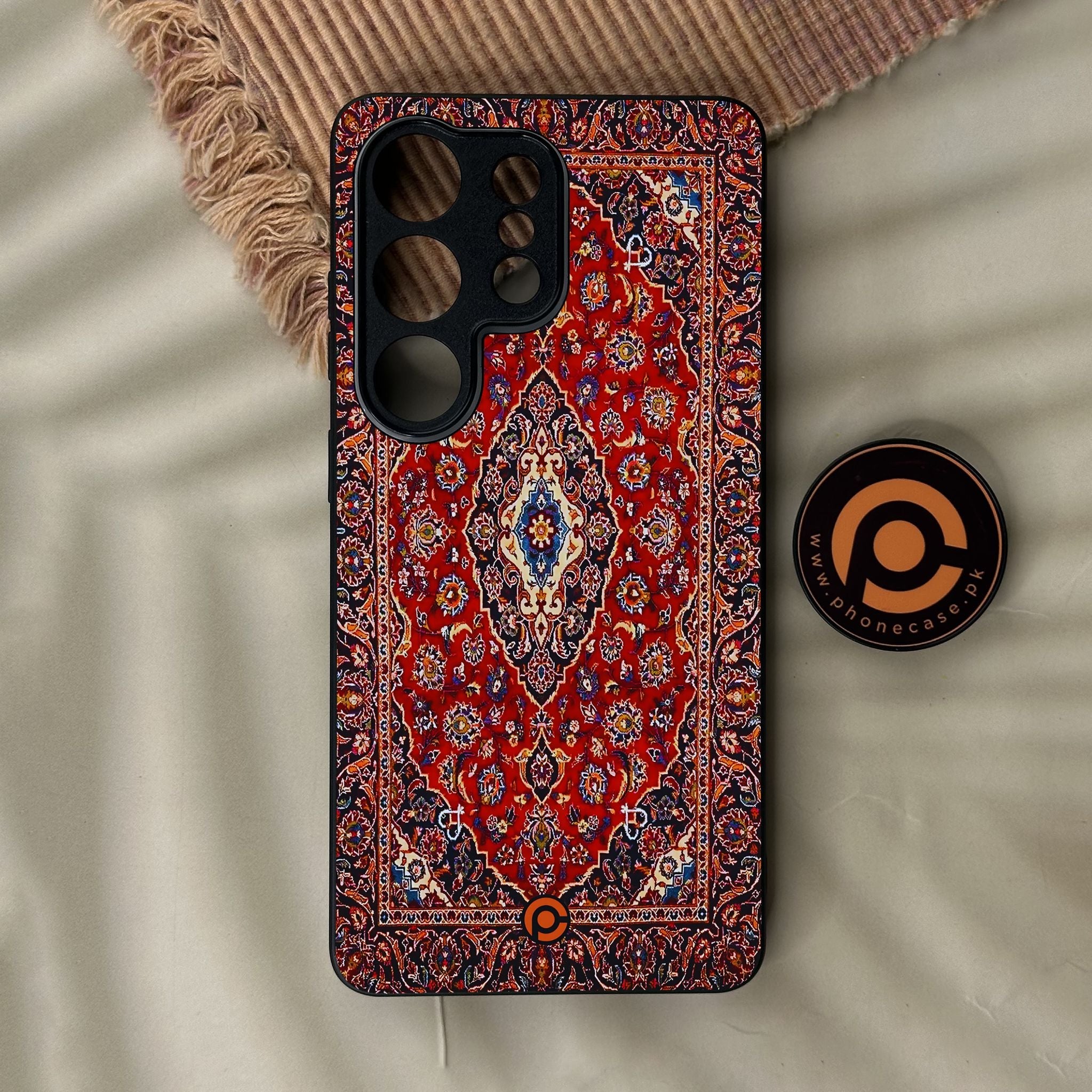 Galaxy S26 Ultra - Persian Rug Design 2 - Premium Metal Printed Soft Bumper Shock Proof Case