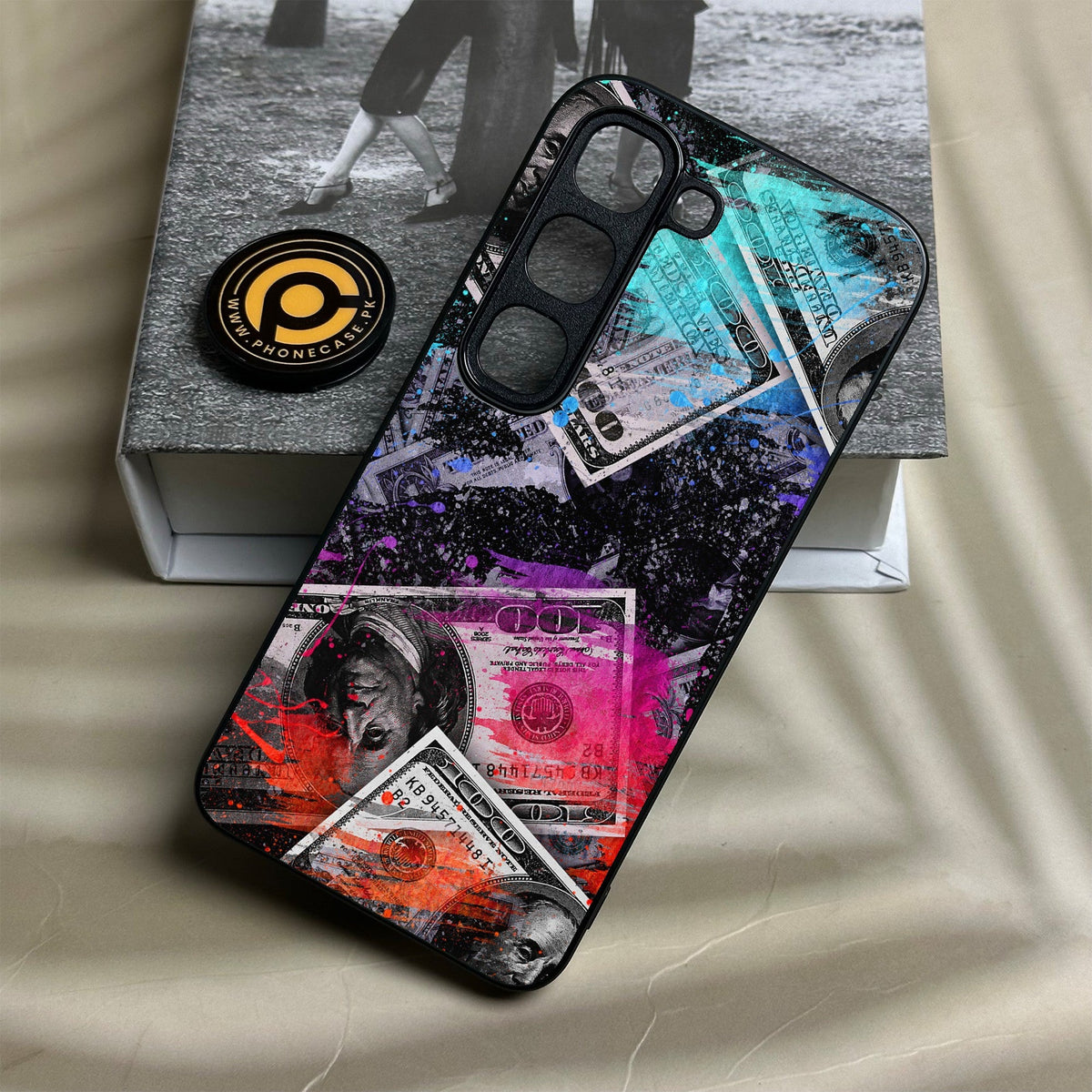 Infinix Hot 70 Pro - Dollar Design 4 - Premium Metal Printed Soft Bumper Shock Proof Case