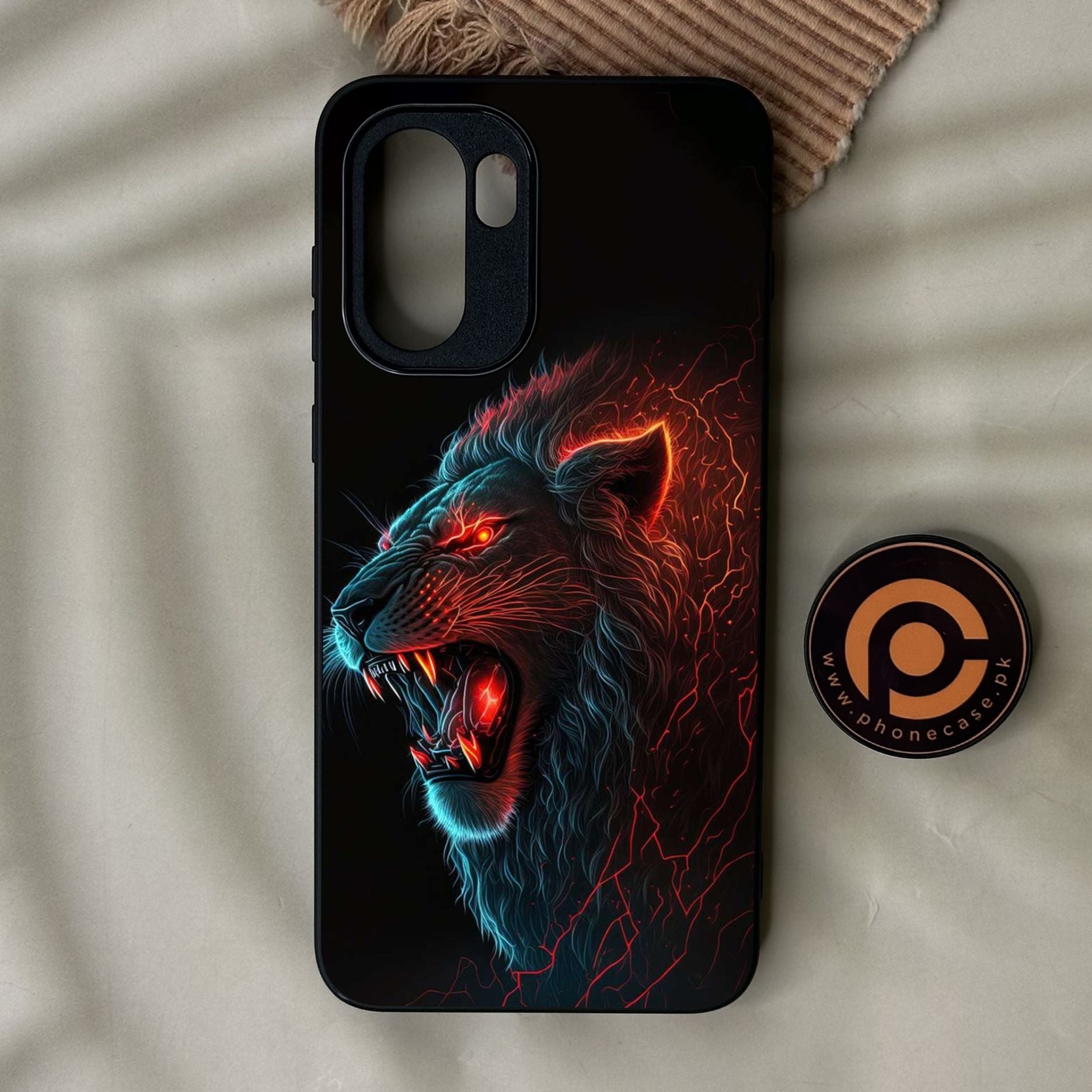 OnePlus Ace 6 - Tiger 2.0 Design 6 - Premium Metal Printed Soft Bumper Shock Proof Case