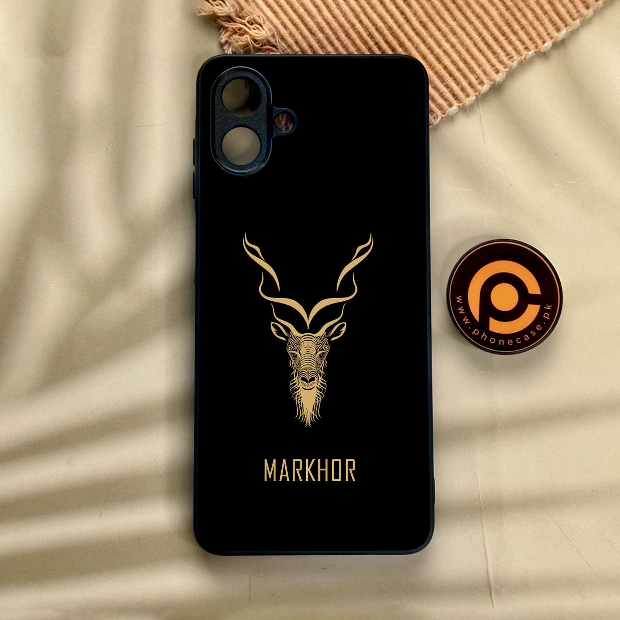Samsung Galaxy A07 - Markhor Design 3 - Premium Metal Printed Soft Bumper Shock Proof Case CS-44340