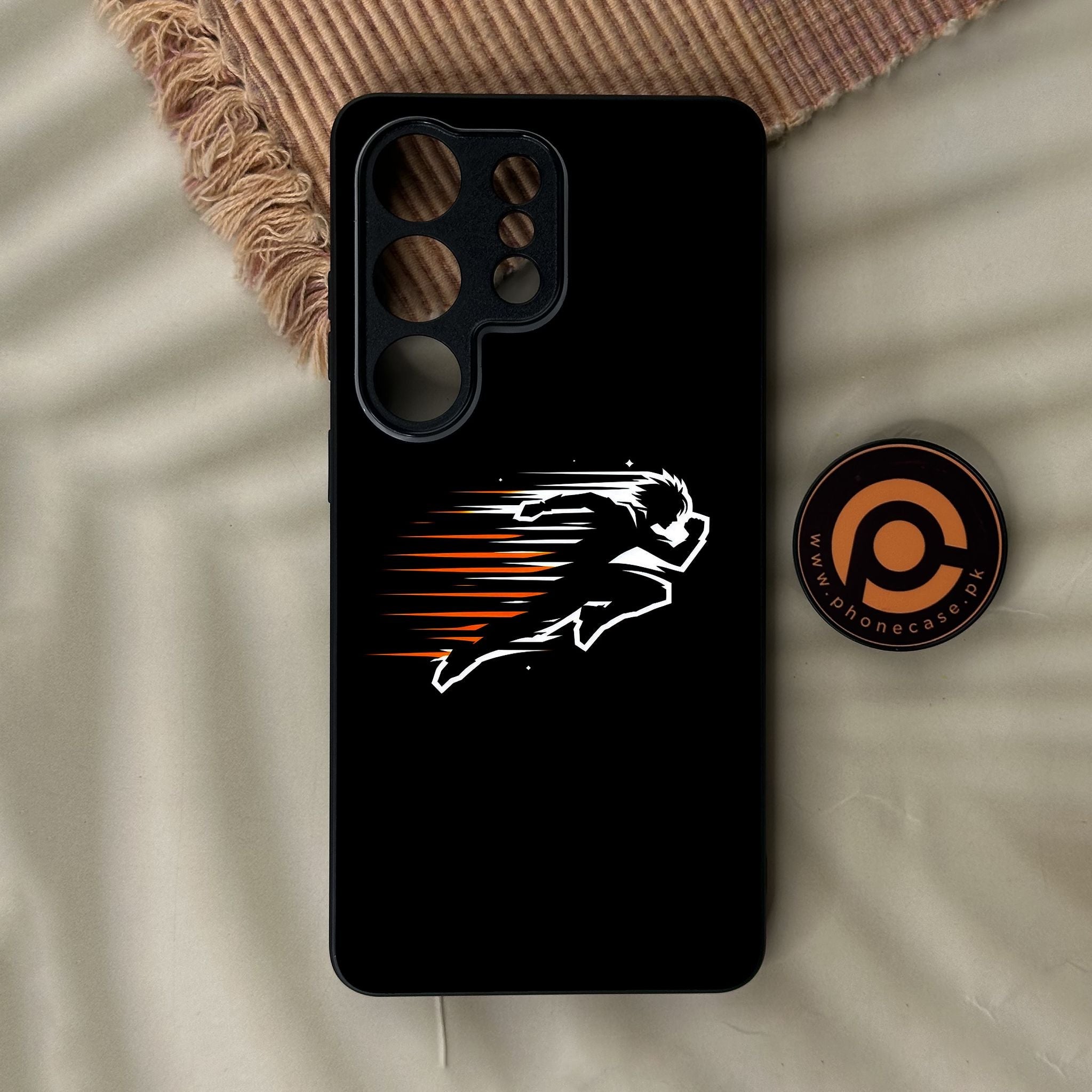 Galaxy S26 Ultra - Minimalistic Design 9 - Premium Metal Printed Soft Bumper Shock Proof Case