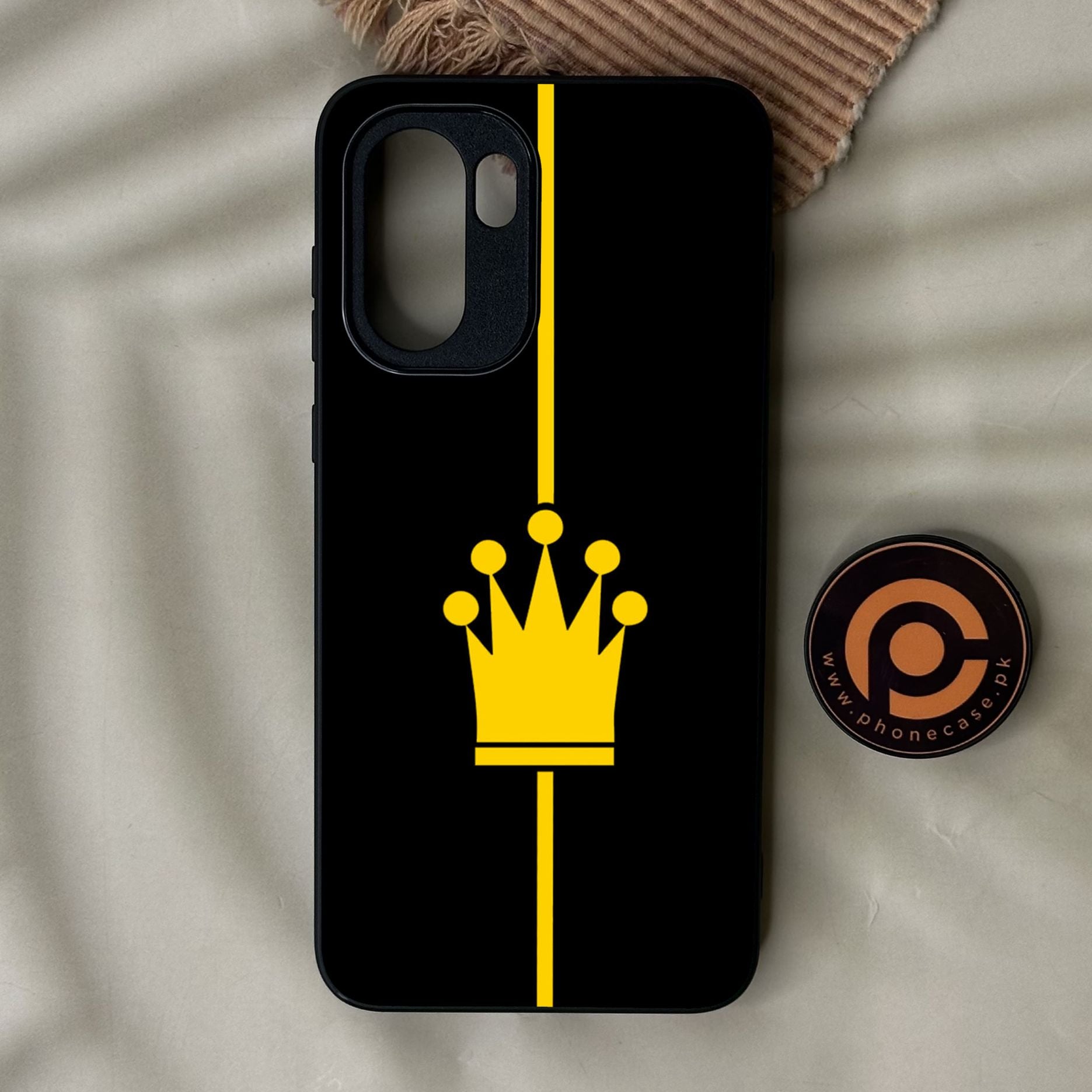 OnePlus 15R - King Design 1 - Premium Metal Printed Soft Bumper Shock Proof Case