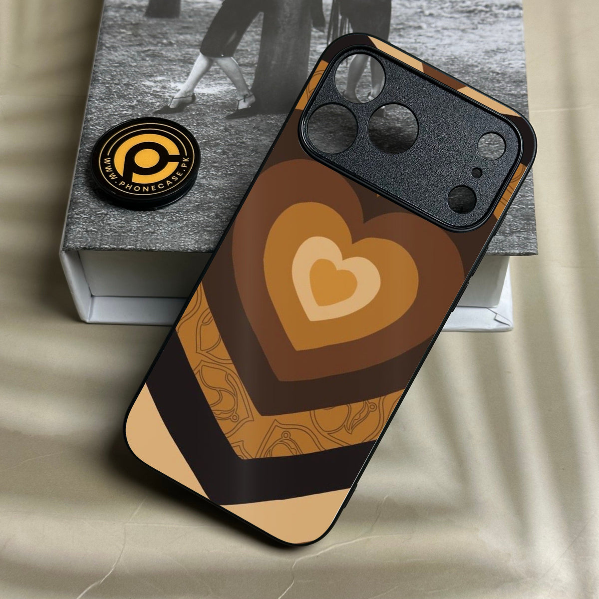 Iphone 18 Pro Max - Heart 2.0 Design 5 - Premium Metal Printed Soft Bumper Shock Proof Case