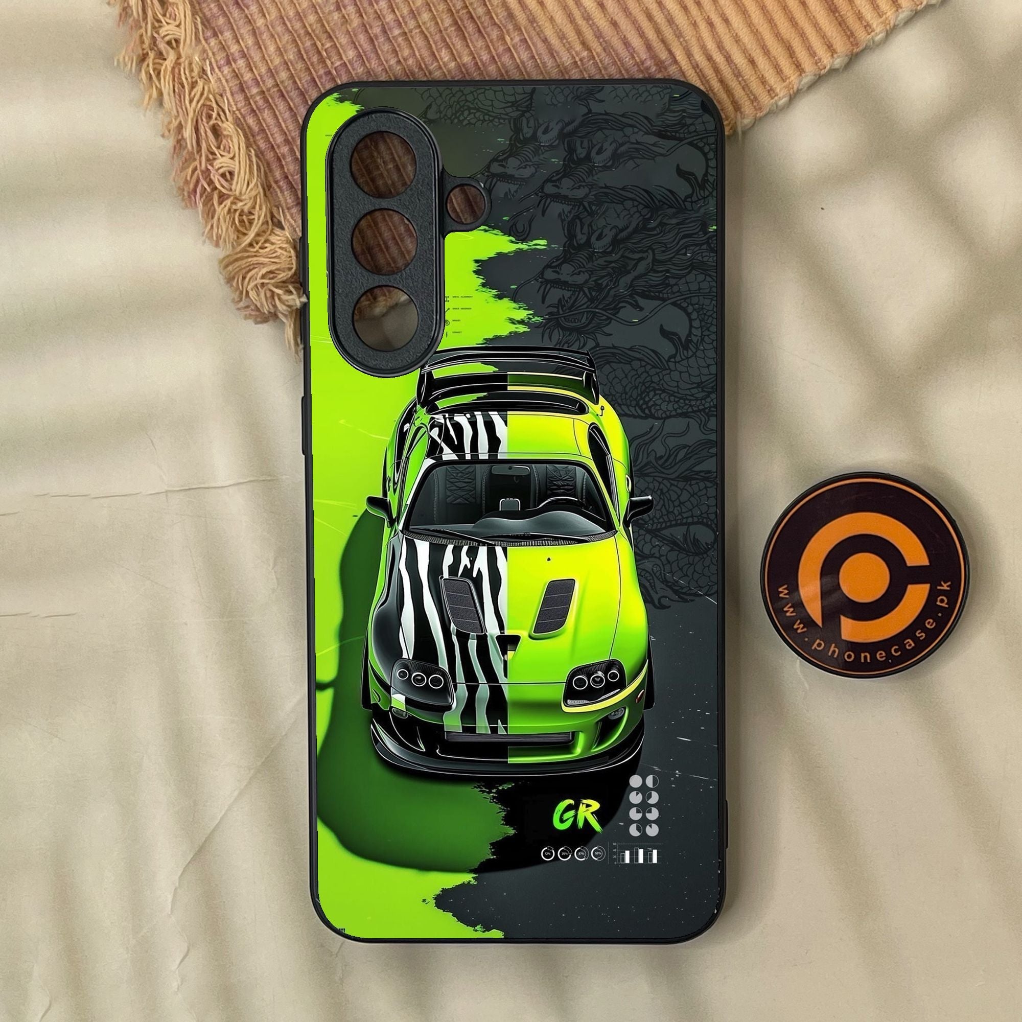 Samsung Galaxy A57 - Trish Art - Premium Metal Printed Soft Bumper Shock Proof Case