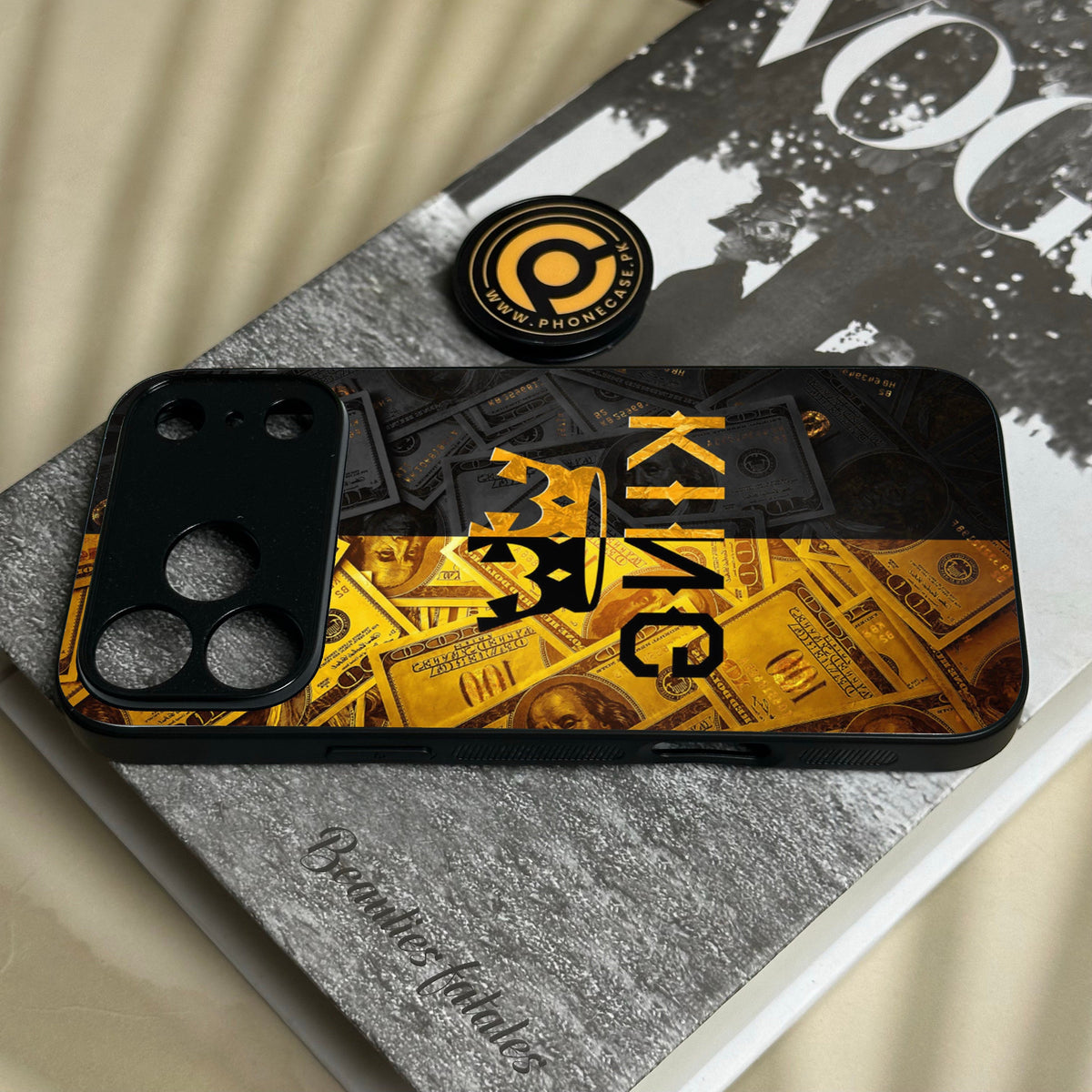 Iphone 18 Pro Max - King Design 9 - Premium Metal Printed Soft Bumper Shock Proof Case
