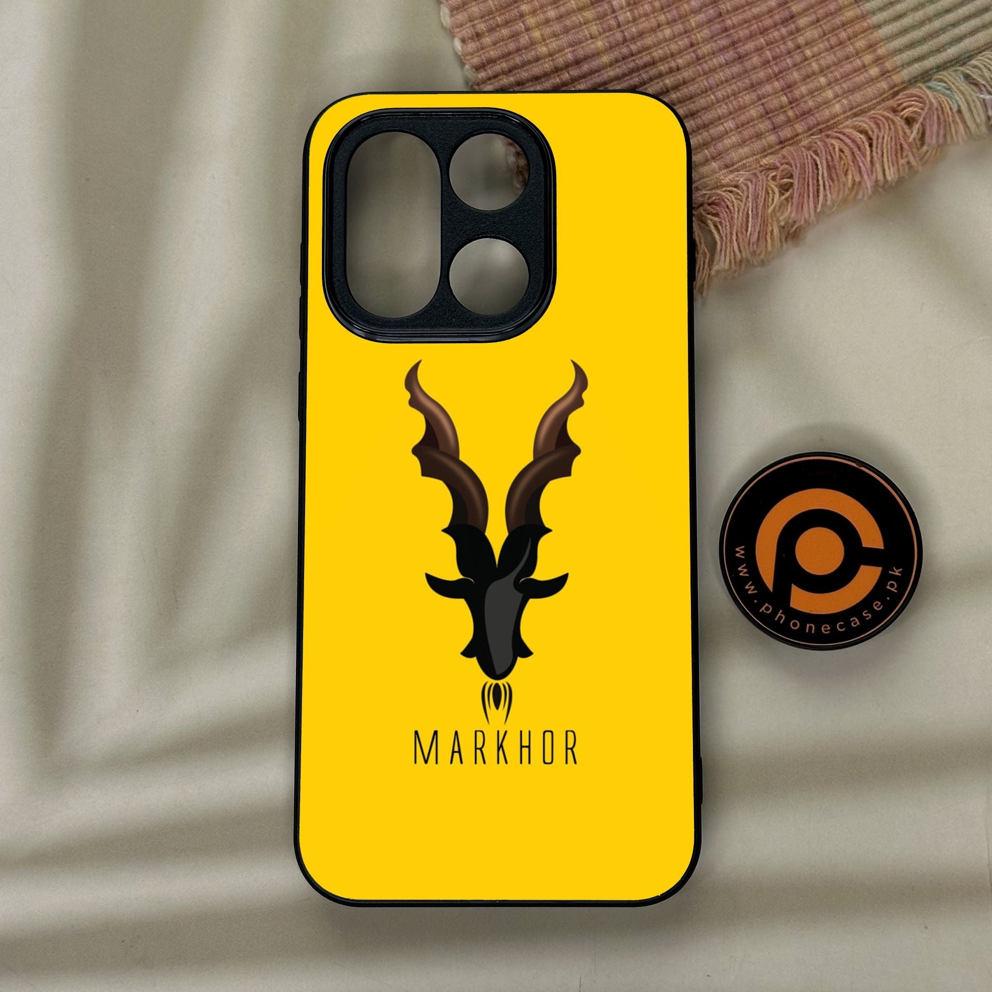 OnePlus 15 - Markhor Design 1 - Premium Metal Printed Soft Bumper Shock Proof Case