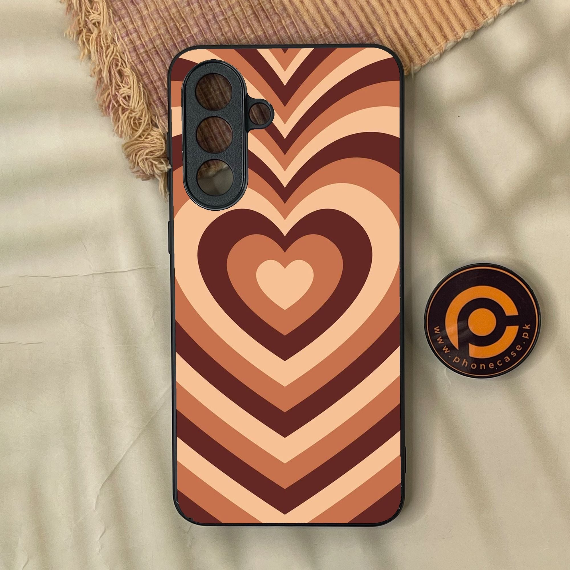Samsung Galaxy A57 - Heartbeat Design 2 - Premium Metal Printed Soft Bumper Shock Proof Case