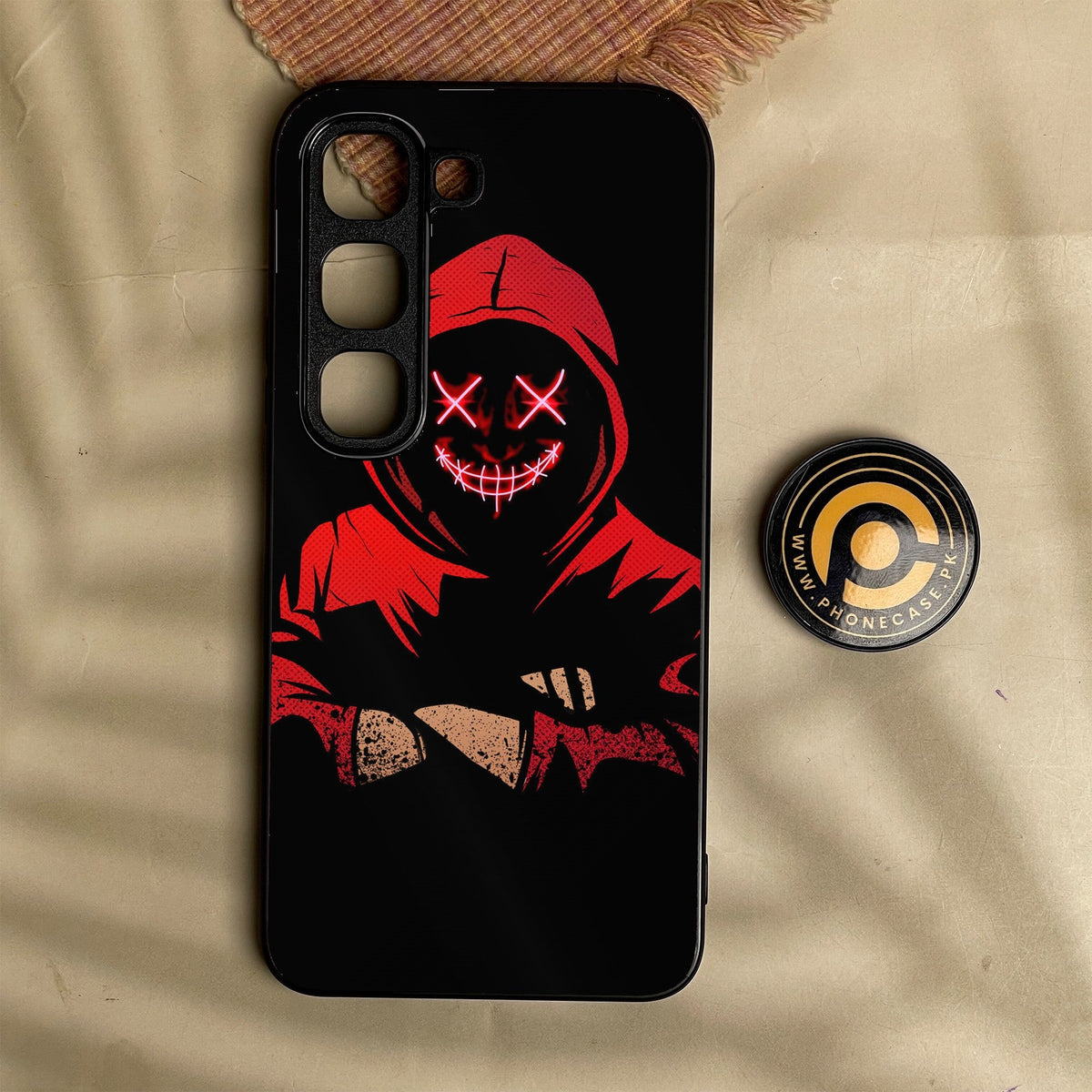 Infinix Hot 70 Pro - Anonymous 2.0 Design 5 - Premium Metal Printed Soft Bumper Shock Proof Case