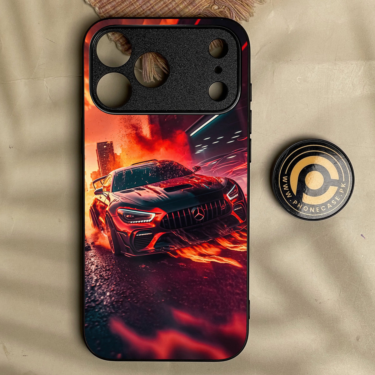 Iphone 18 Pro Max - Racing Design 3 - Premium Metal Printed Soft Bumper Shock Proof Case