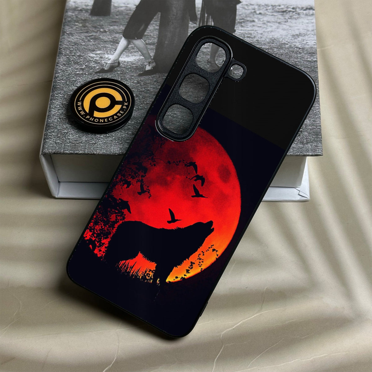 Infinix Hot 70 Pro - Wolf Design 1 - Premium Metal Printed Soft Bumper Shock Proof Case