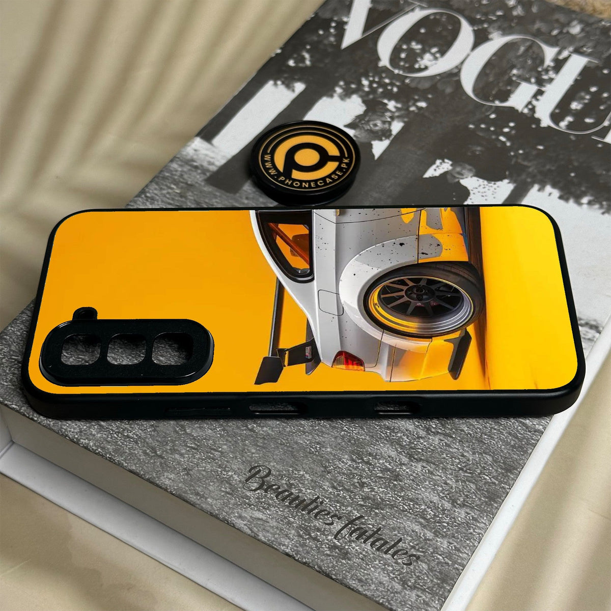 Infinix Hot 70 - M3 Gt2 Racing Car - Premium Metal Printed Soft Bumper Shock Proof Case