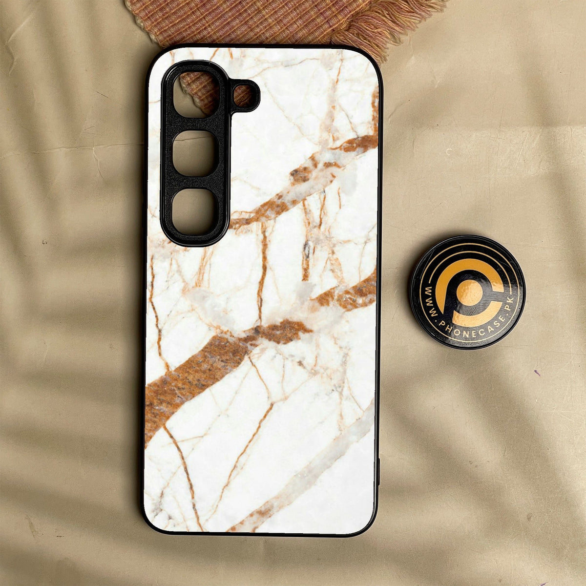 Infinix Hot 70 Pro - White Design 4 - Premium Metal Printed Soft Bumper Shock Proof Case