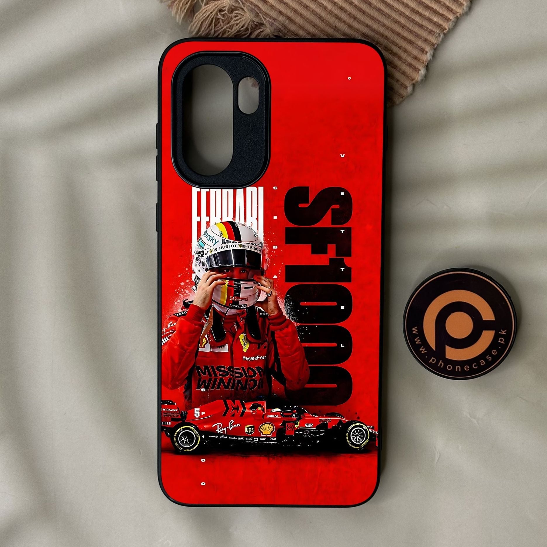OnePlus 15R - Formula 1 Design 8 - Premium Metal Printed Soft Bumper Shock Proof Case