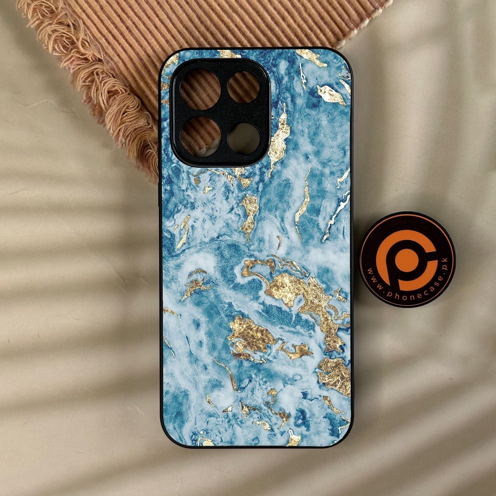 OnePlus Turbo 6 - Blue 2.0 Design 7 - Premium Metal Printed Soft Bumper Shock Proof Case