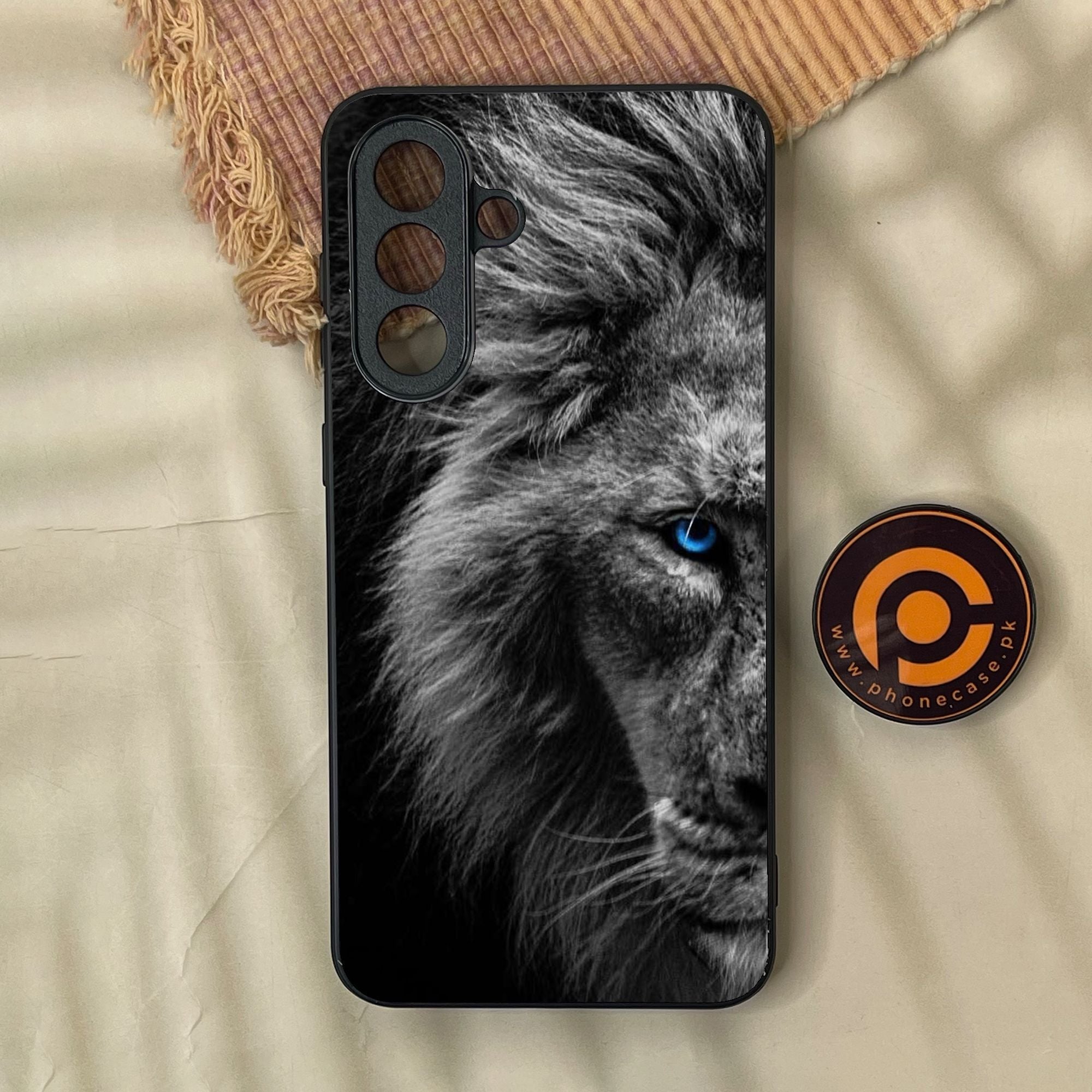 Samsung Galaxy A37 - Tiger Design 8 - Premium Metal Printed Soft Bumper Shock Proof Case