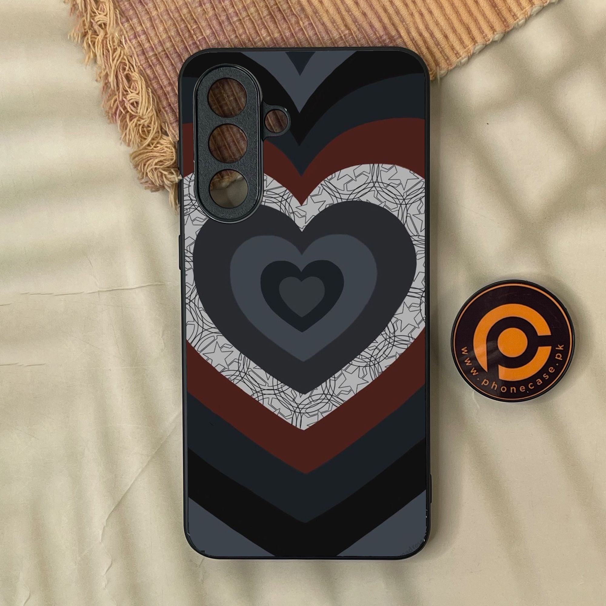 Samsung Galaxy A37 - Heart 2.0 Design 7 - Premium Metal Printed Soft Bumper Shock Proof Case