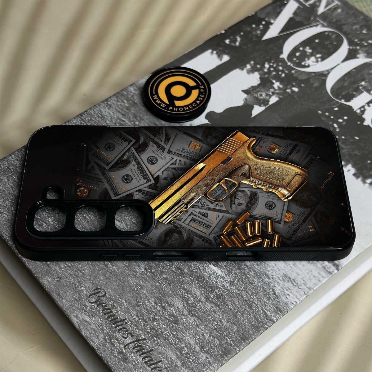 Infinix Hot 70 Pro - Dollar Design 7 - Premium Metal Printed Soft Bumper Shock Proof Case