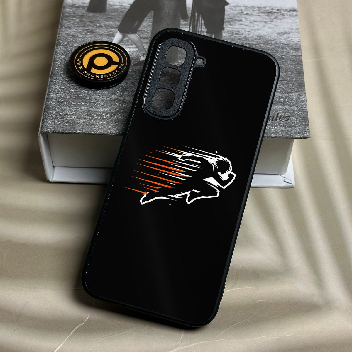 Infinix Hot 70 - Minimalistic Design 9 - Premium Metal Printed Soft Bumper Shock Proof Case