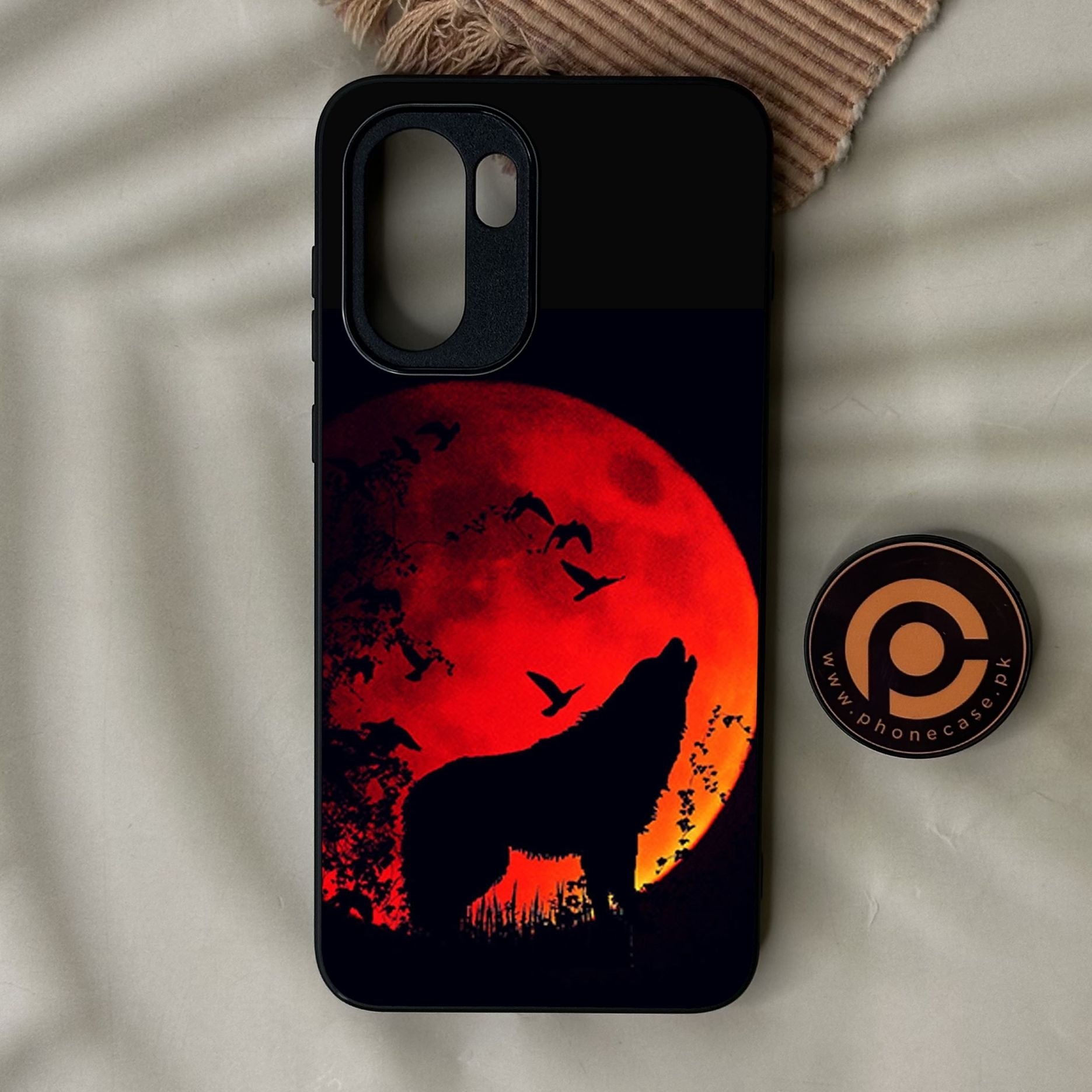OnePlus 15R - Wolf Design 1 - Premium Metal Printed Soft Bumper Shock Proof Case
