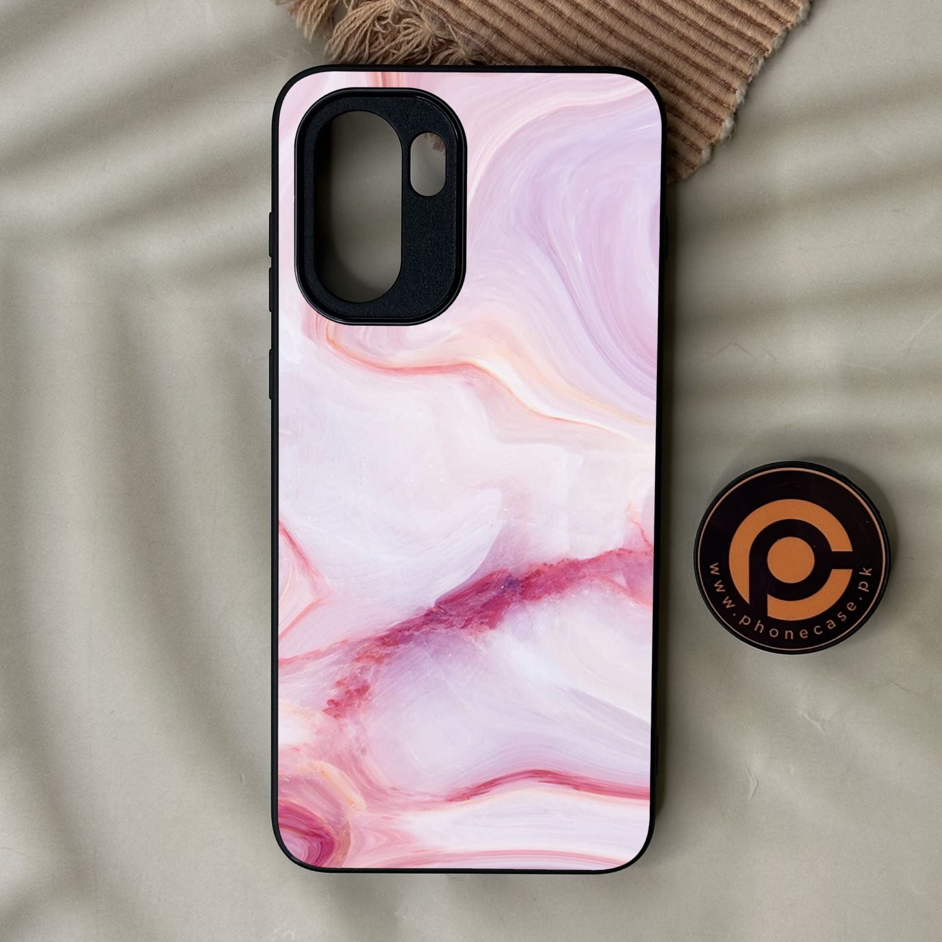 OnePlus Ace 6 - Pink Design 8 - Premium Metal Printed Soft Bumper Shock Proof Case
