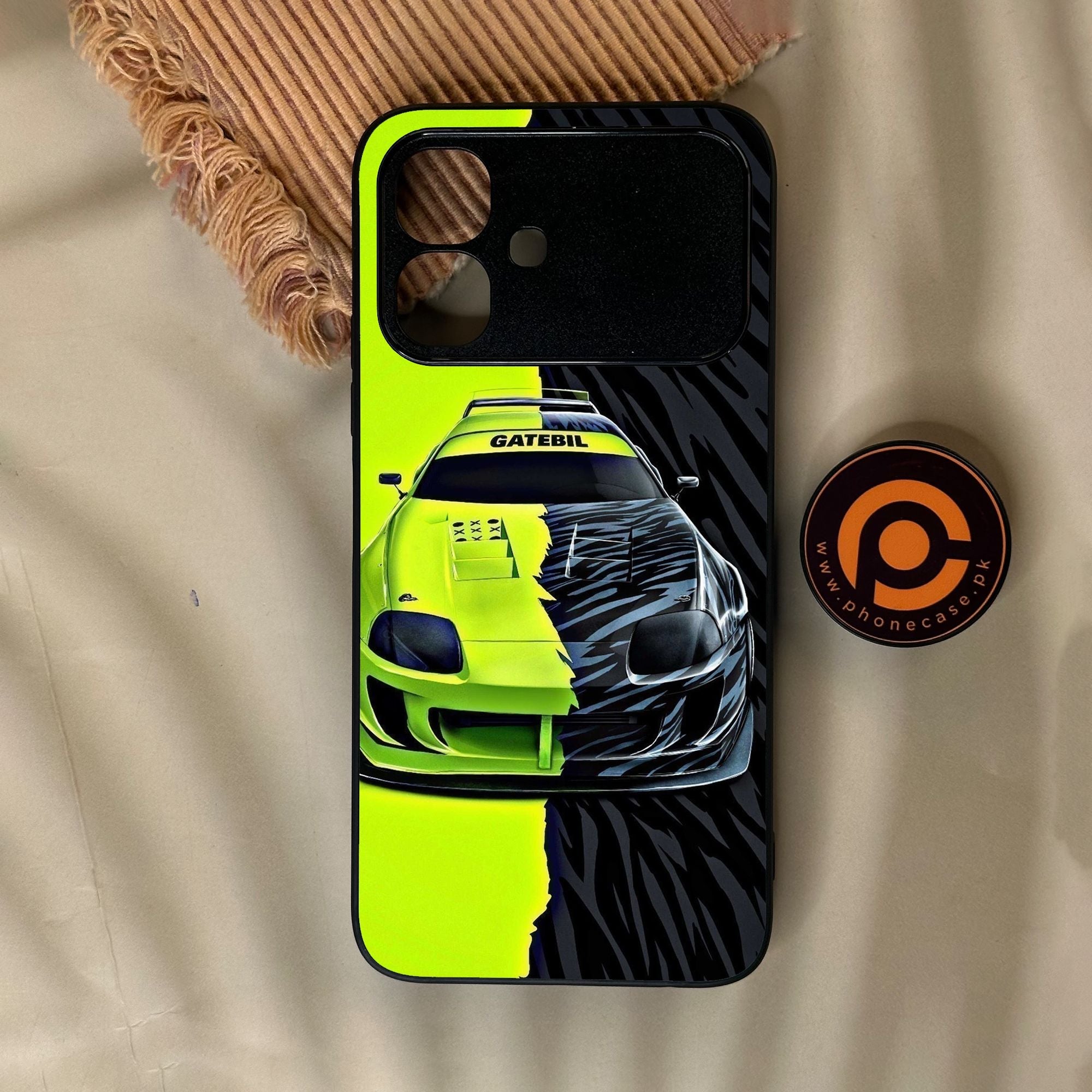 Infinix Smart 20 - Racing Series 2.0 Design 3 - Premium Metal Printed Soft Bumper Shock Proof Case