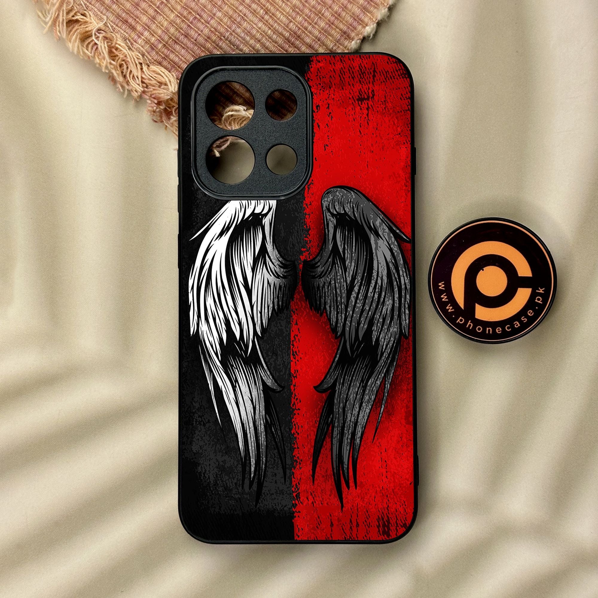 OnePlus 13s - Angel 2.0 Design 10 - Premium Metal Printed Soft Bumper Shock Proof Case