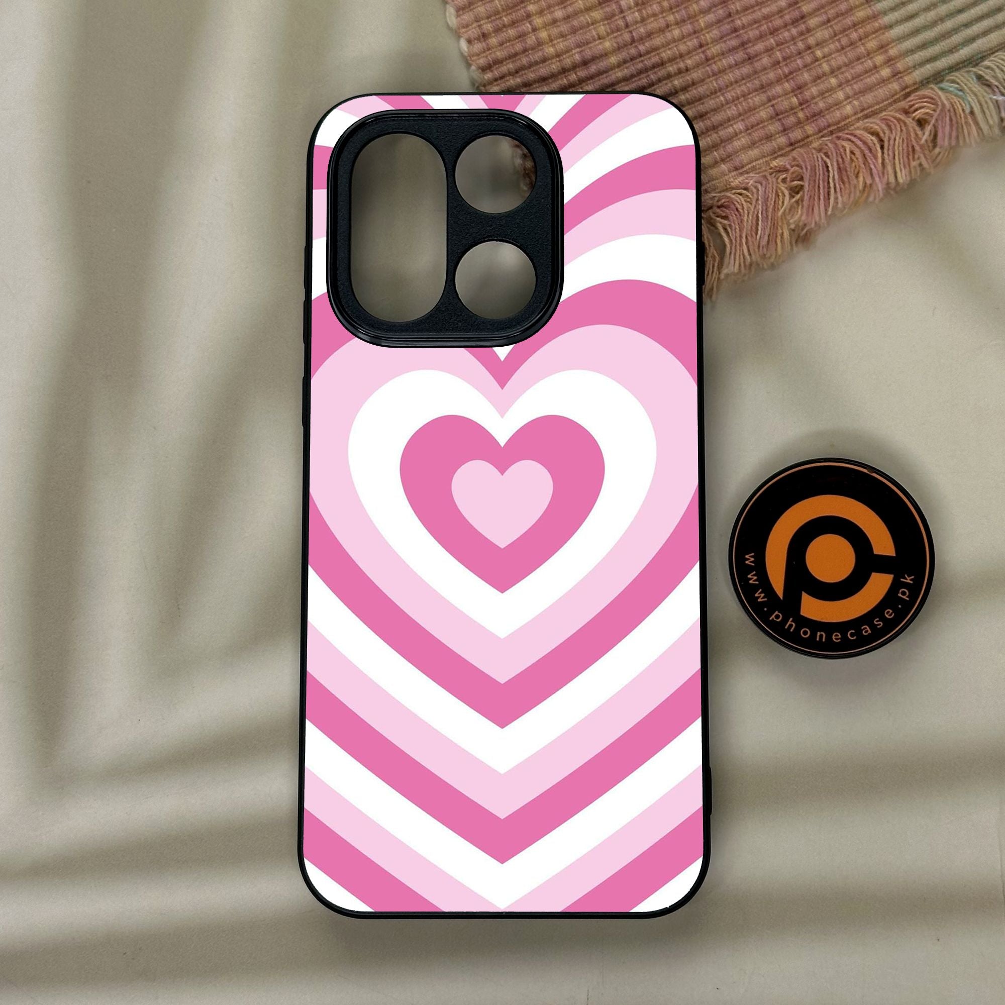 OnePlus 15 - Heartbeat Design 3 - Premium Metal Printed Soft Bumper Shock Proof Case