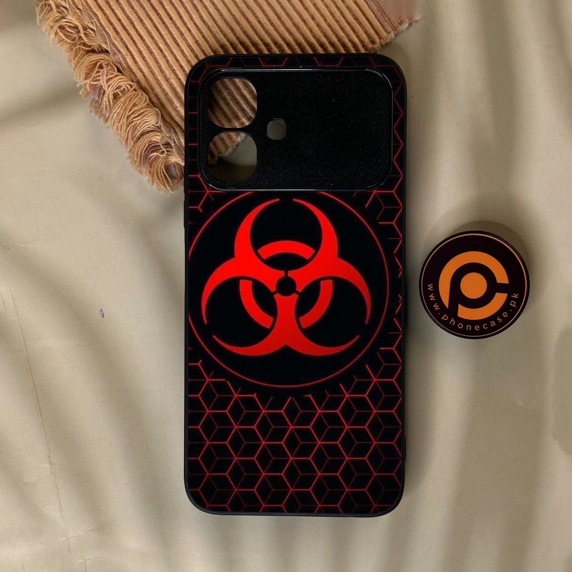 Infinix Smart 20 - Biohazard Design 8 - Premium Metal Printed Soft Bumper Shock Proof Case