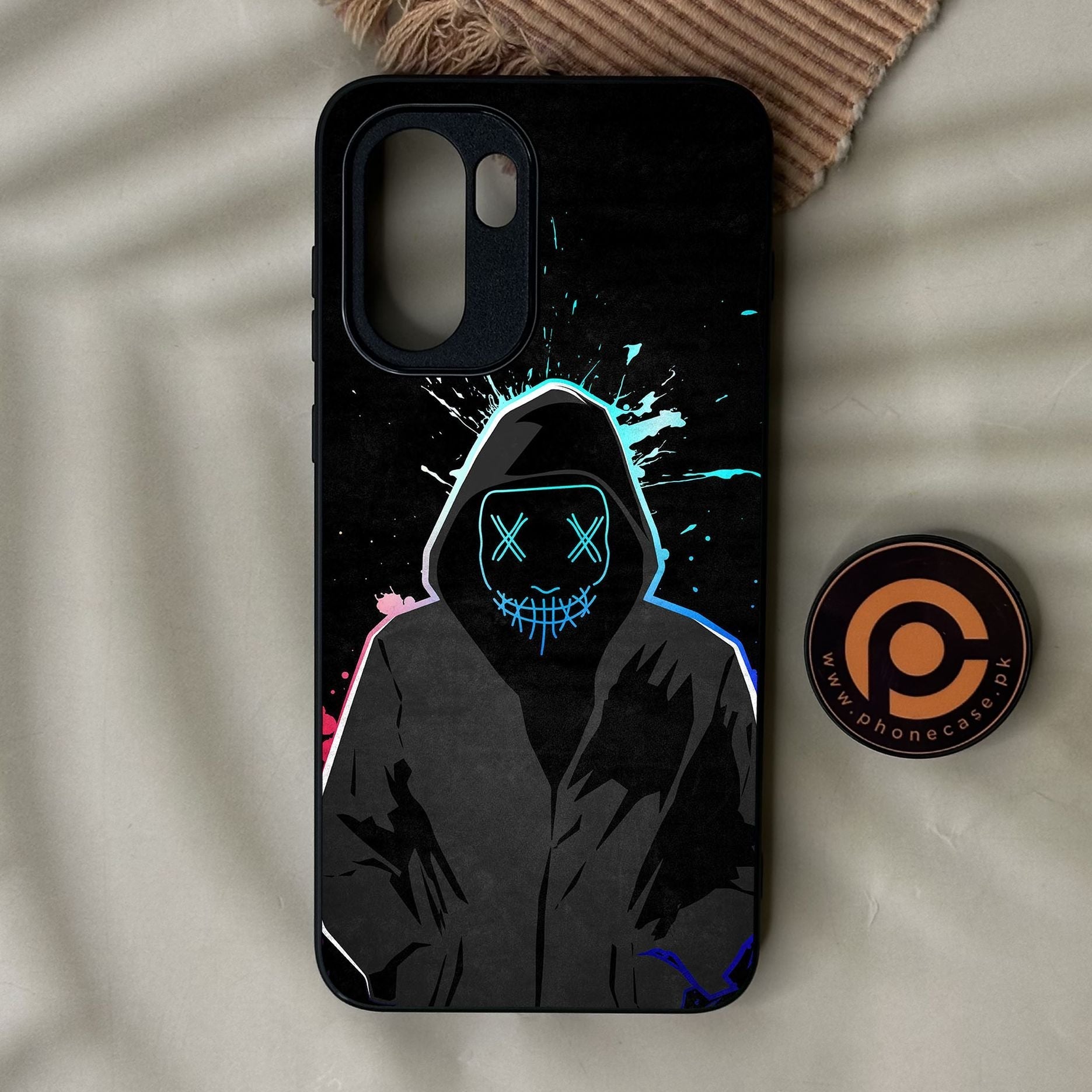 OnePlus 15R - Anonymous 2.0 Design 8 - Premium Metal Printed Soft Bumper Shock Proof Case