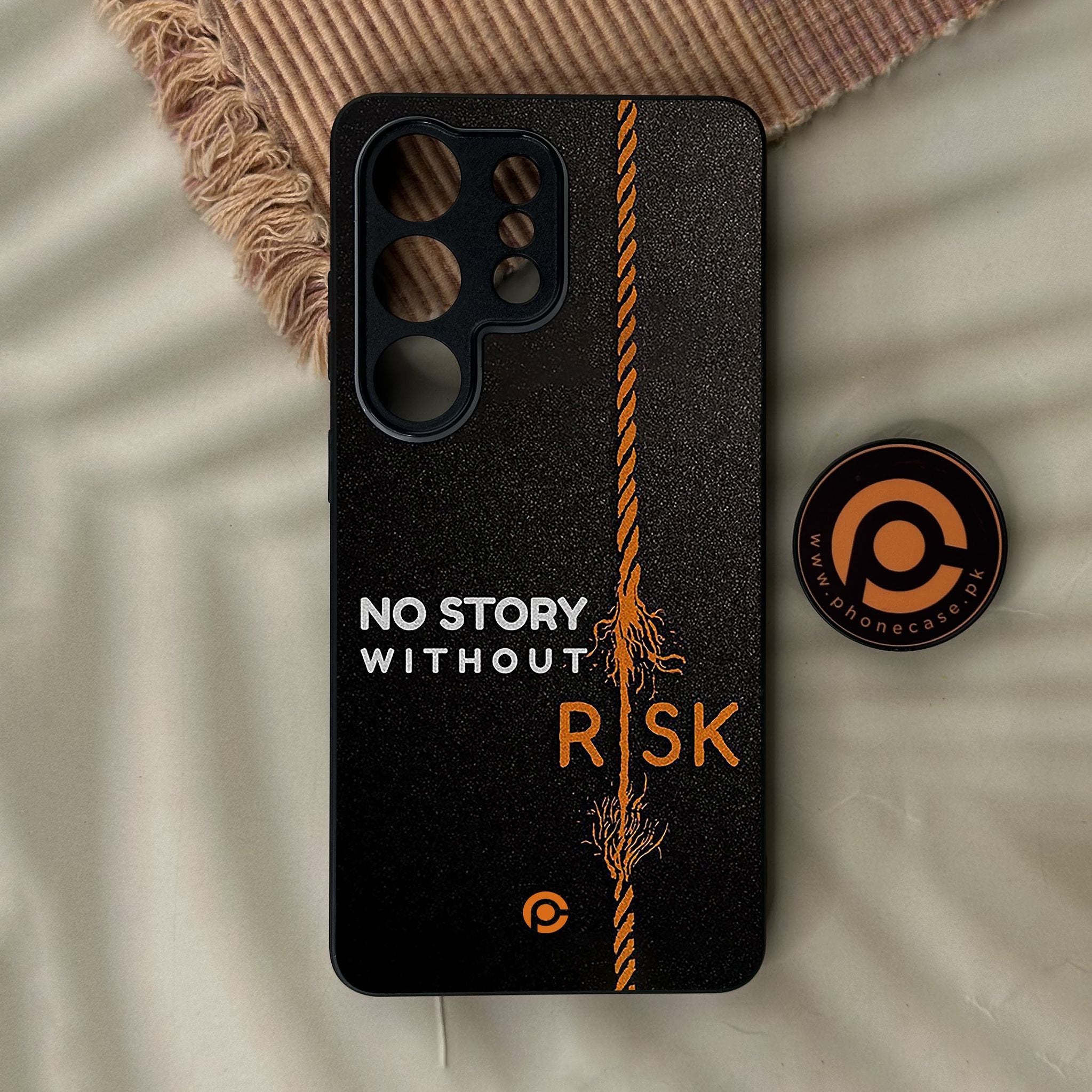 Galaxy S26 Ultra - The Risk Taker - Premium Metal Printed Soft Bumper Shock Proof Case