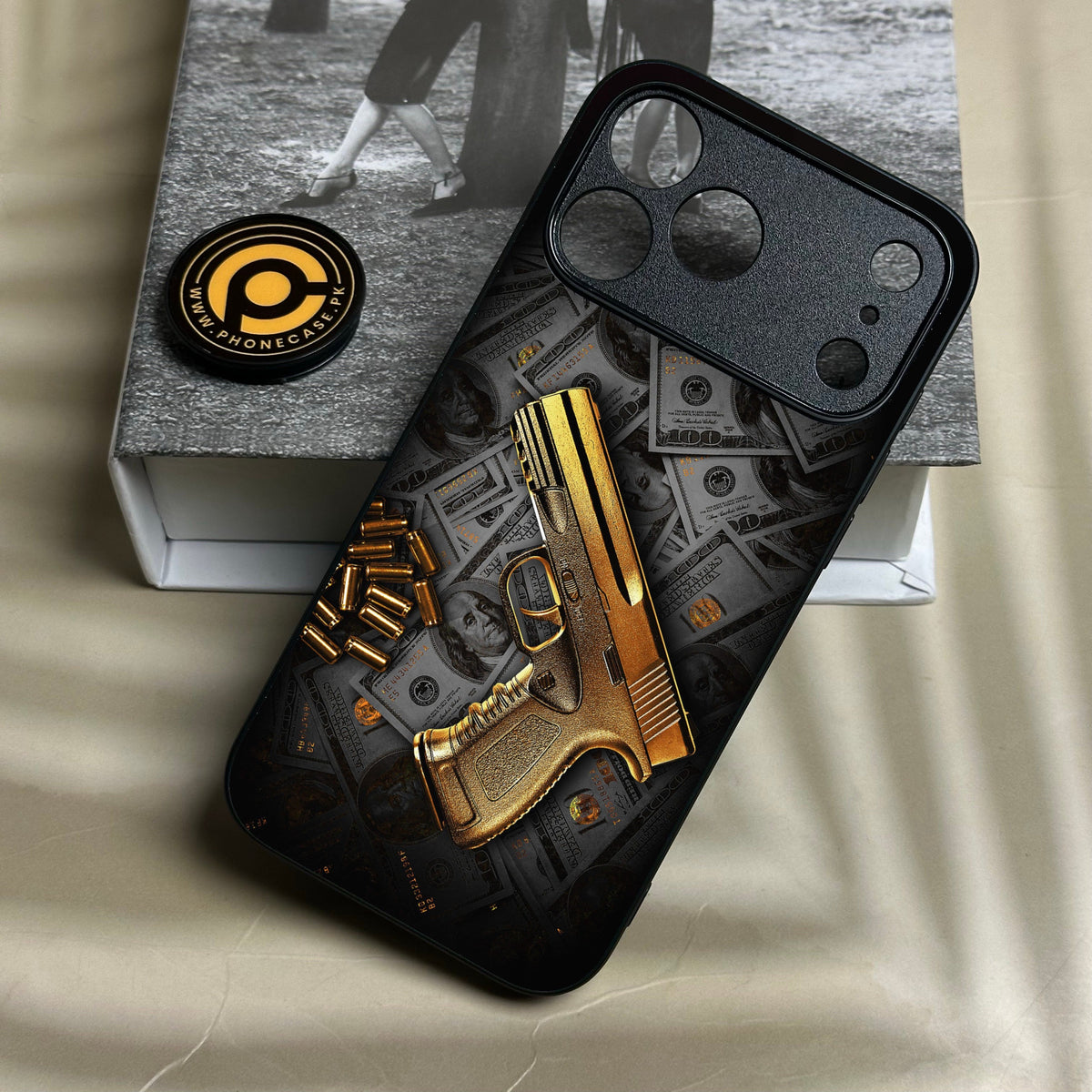 Iphone 18 Pro - Dollar Design 7 - Premium Metal Printed Soft Bumper Shock Proof Case