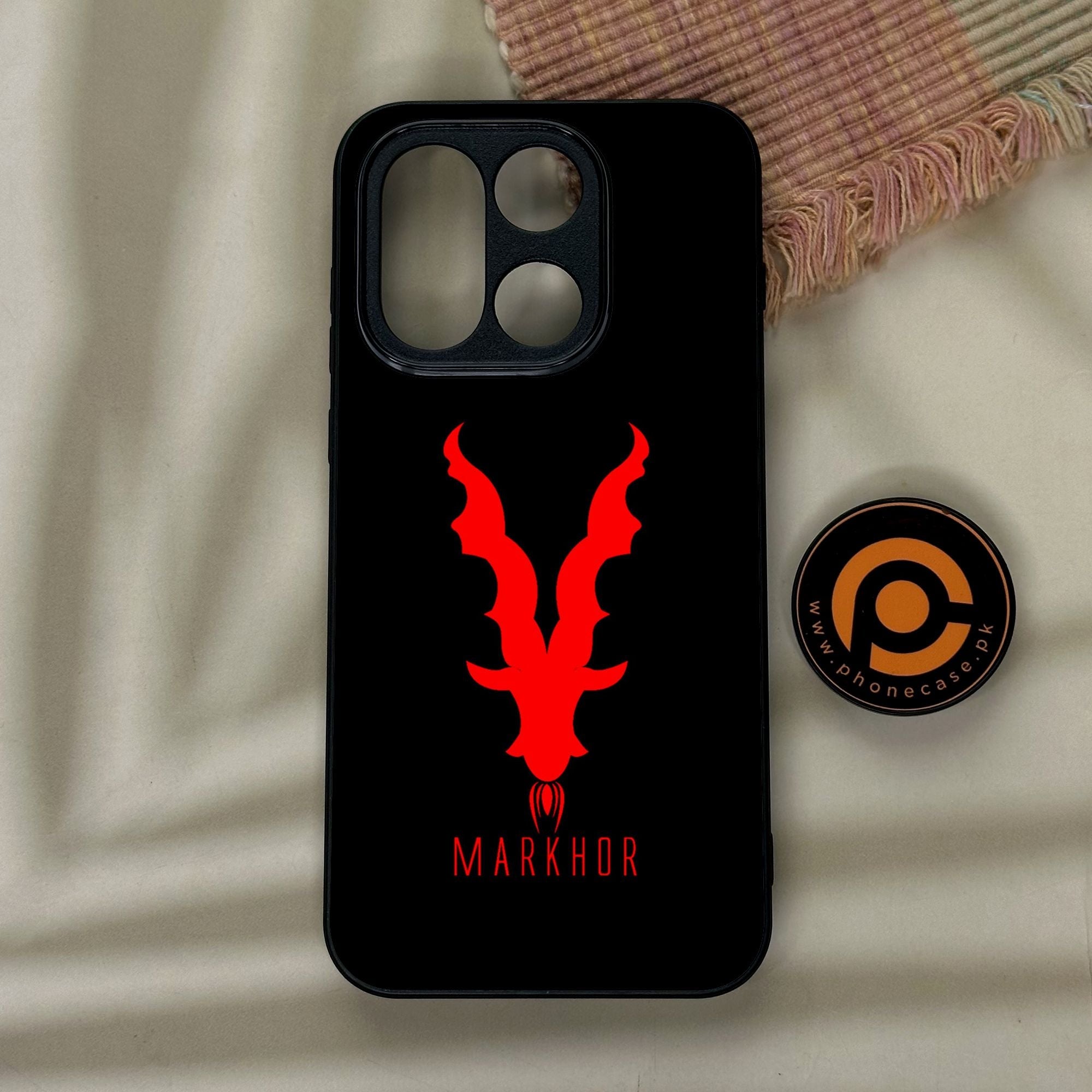 OnePlus 15 - Markhor Design 10 - Premium Metal Printed Soft Bumper Shock Proof Case