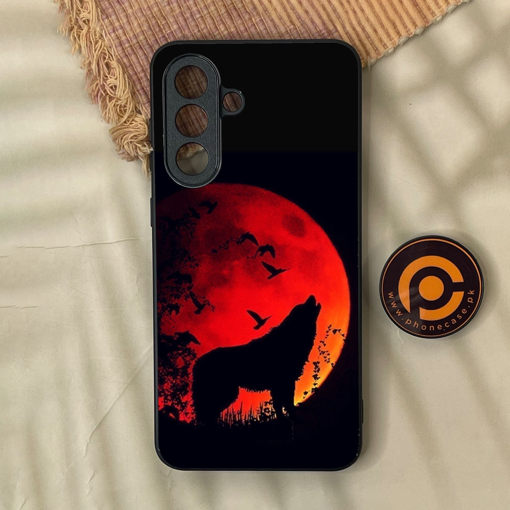 Samsung Galaxy A37 - Wolf Design 1 - Premium Metal Printed Soft Bumper Shock Proof Case