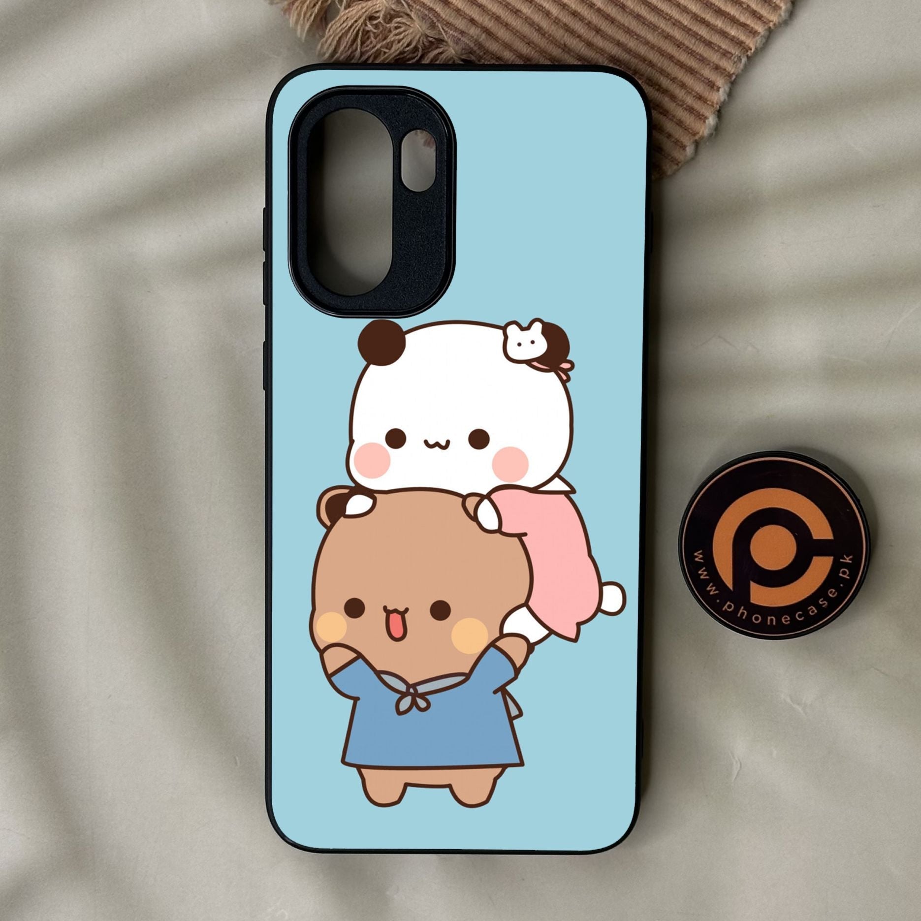 OnePlus 15R - Cute Bubu Dudu Design 5 - Premium Metal Printed Soft Bumper Shock Proof Case