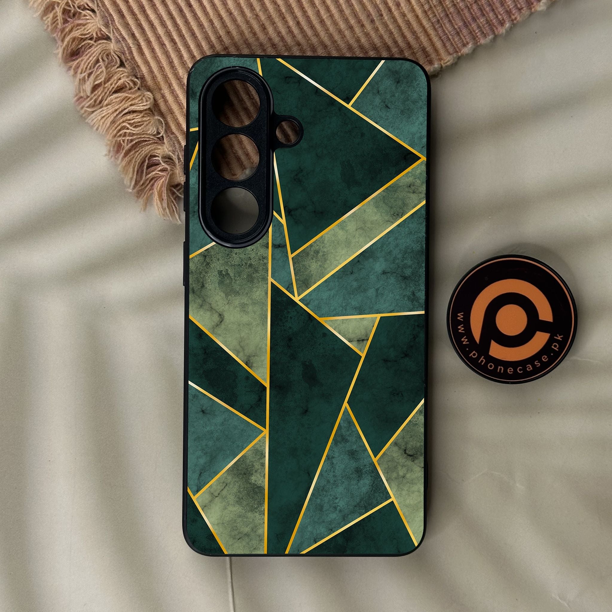 Galaxy S26 - Geometric Design 5 - Premium Metal Printed Soft Bumper Shock Proof Case