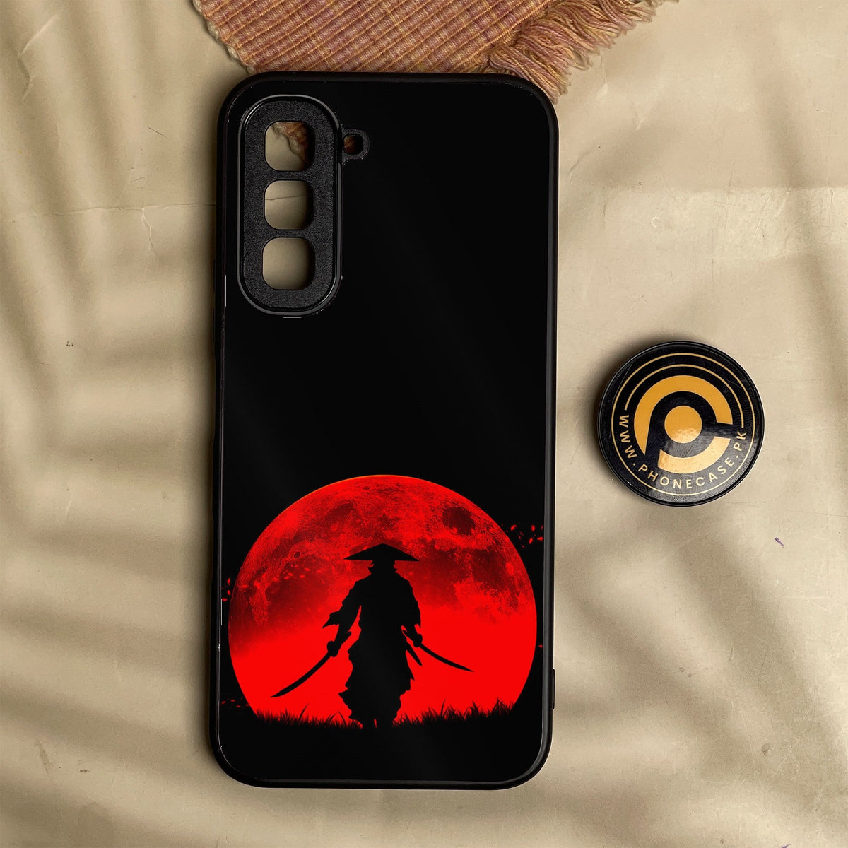 Infinix Hot 70 - Ninja Design 8 - Premium Metal Printed Soft Bumper Shock Proof Case