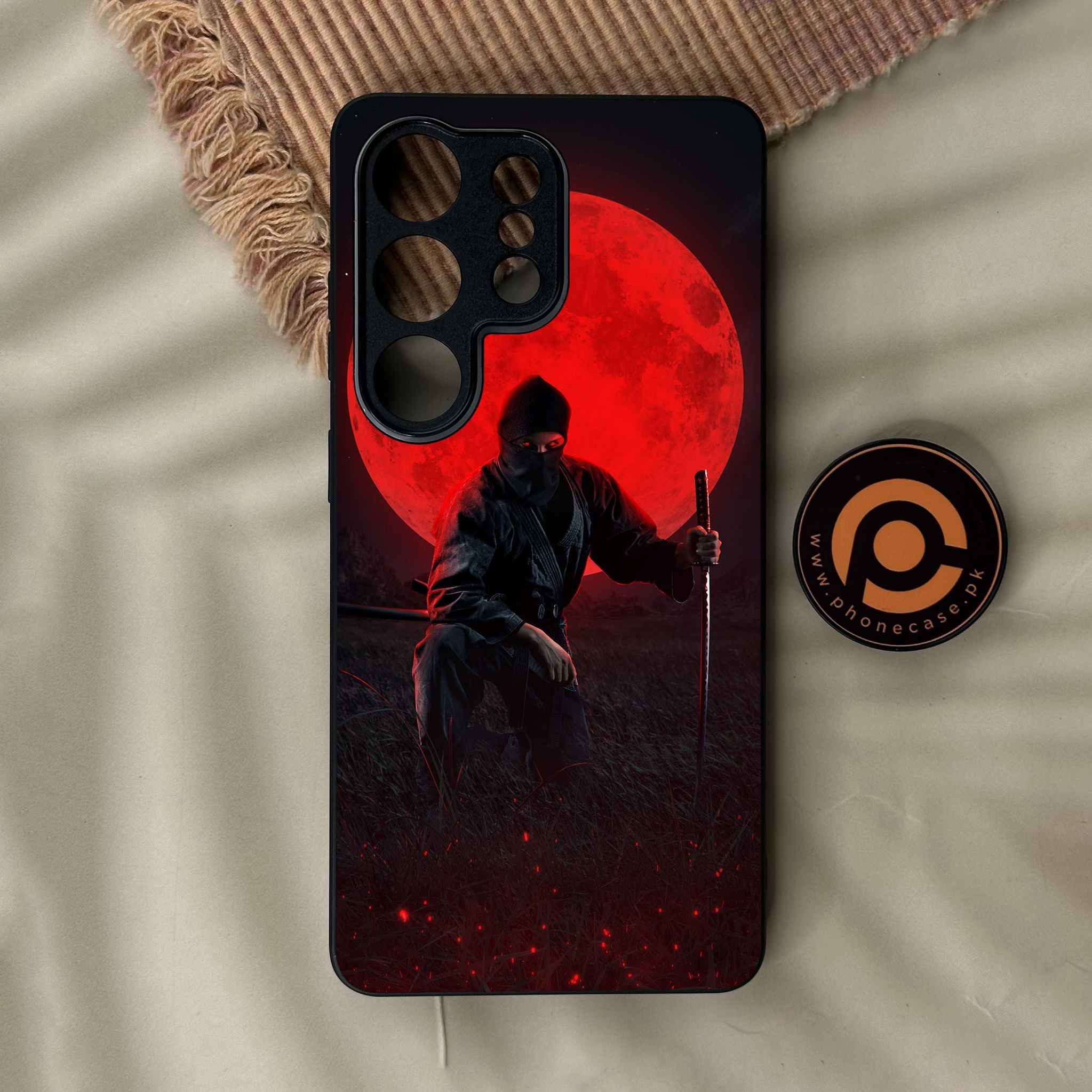 Galaxy S26 Ultra - Ninja Design 10 - Premium Metal Printed Soft Bumper Shock Proof Case
