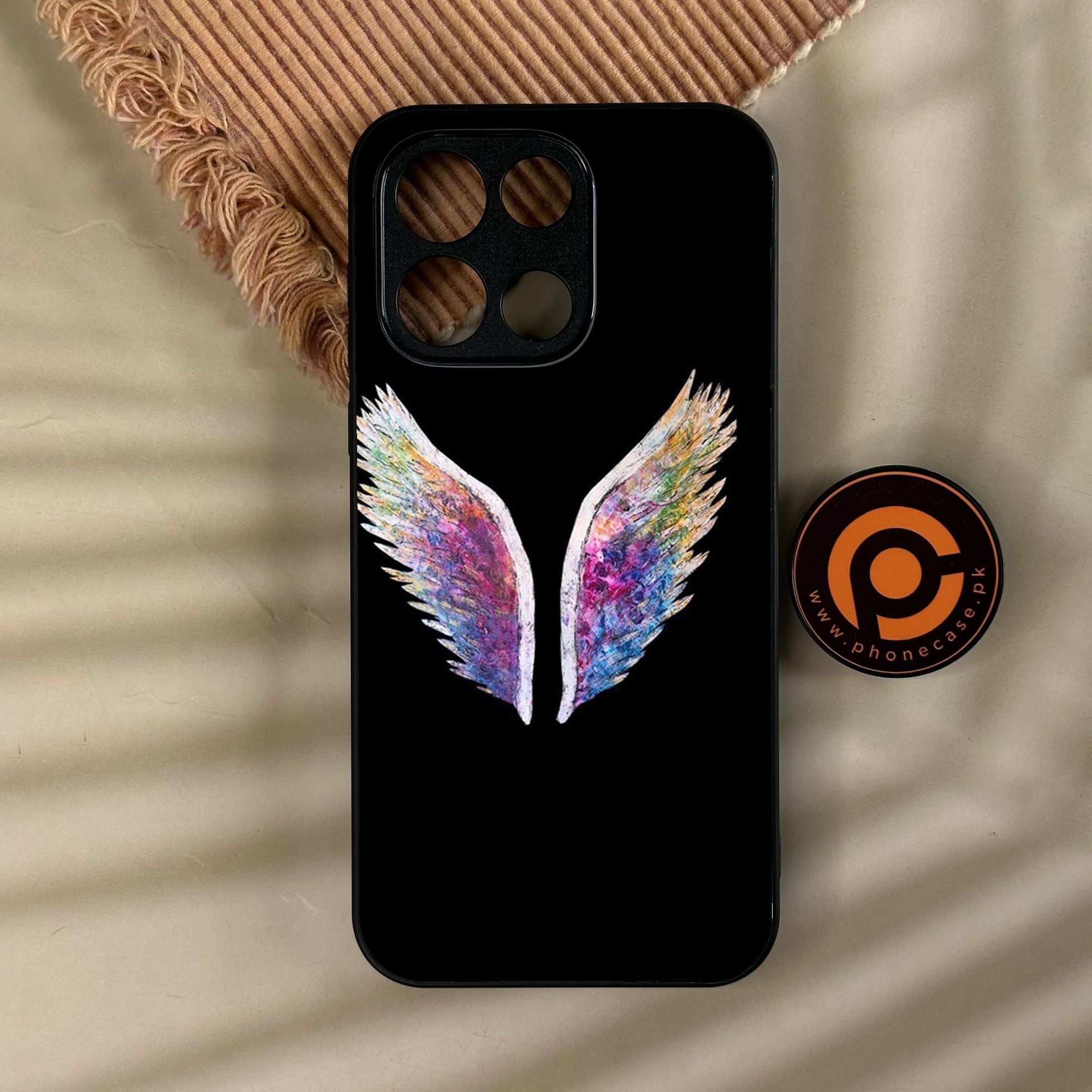 OnePlus Turbo 6 - Angel Wings Design 3 - Premium Metal Printed Soft Bumper Shock Proof Case