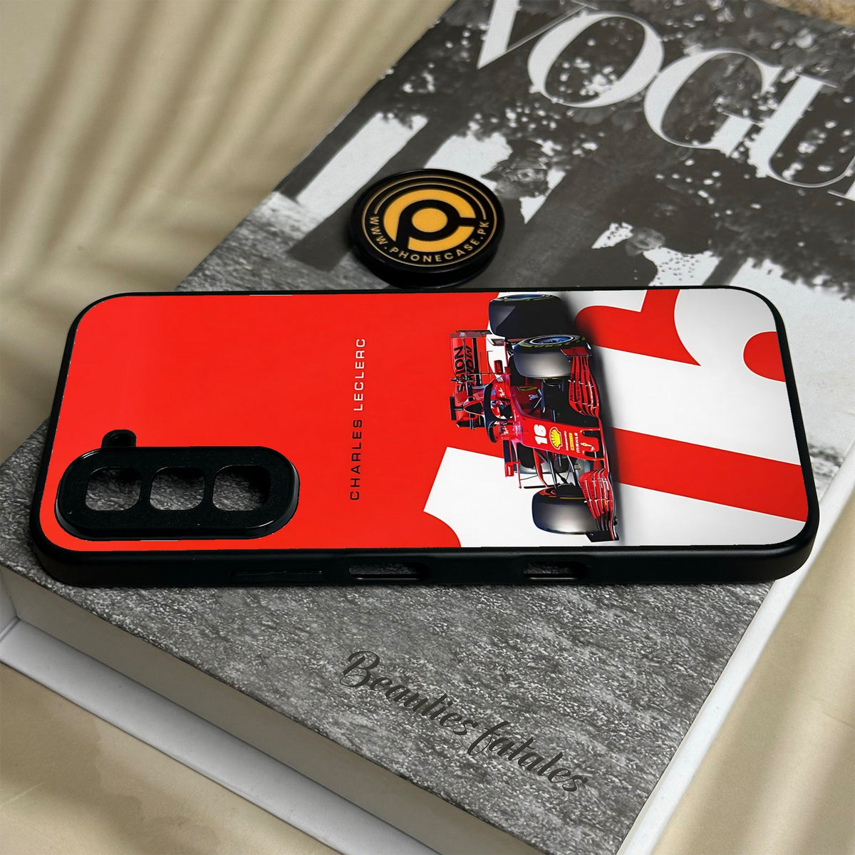 Infinix Hot 70 - Formula 1 Design 10 - Premium Metal Printed Soft Bumper Shock Proof Case