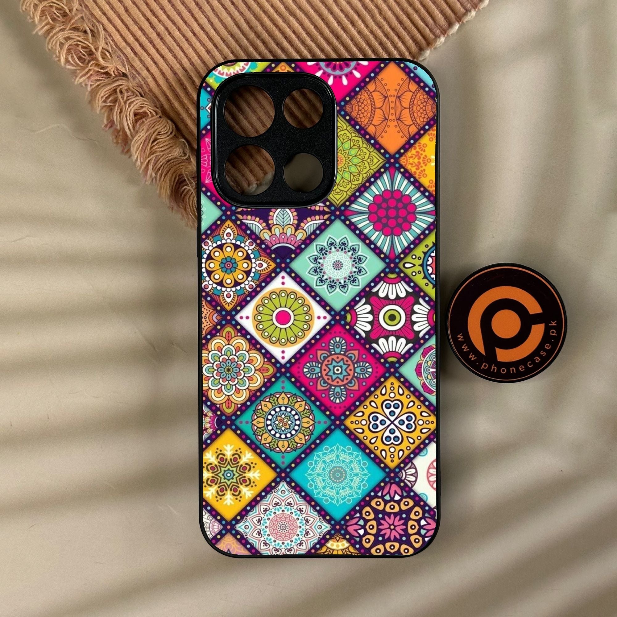 OnePlus Turbo 6 - Mandala Art Design - Premium Metal Printed Soft Bumper Shock Proof Case