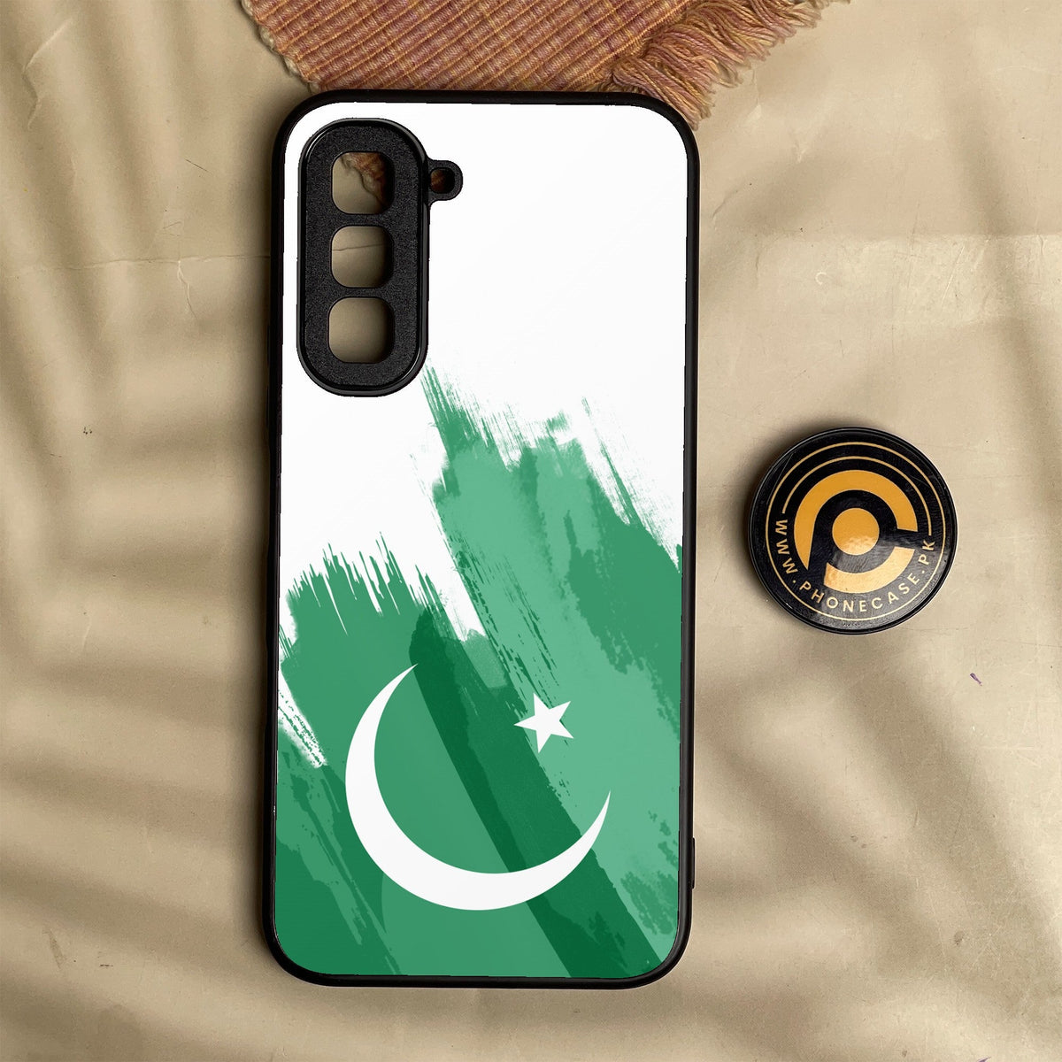 Infinix Hot 70 - Pakistani Flag Design 8 - Premium Metal Printed Soft Bumper Shock Proof Case