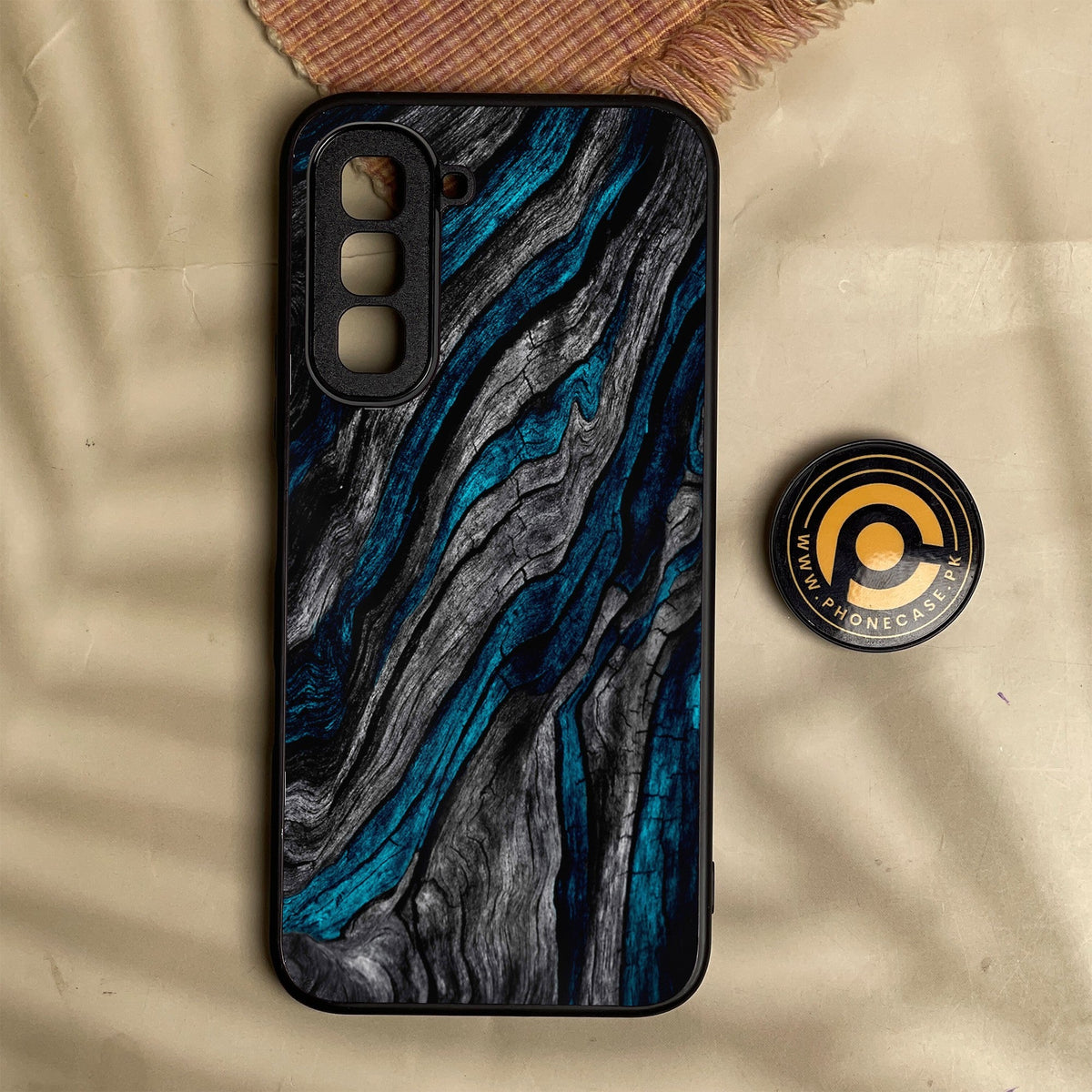 Infinix Hot 70 - Liquid Marble Design 8 - Premium Metal Printed Soft Bumper Shock Proof Case